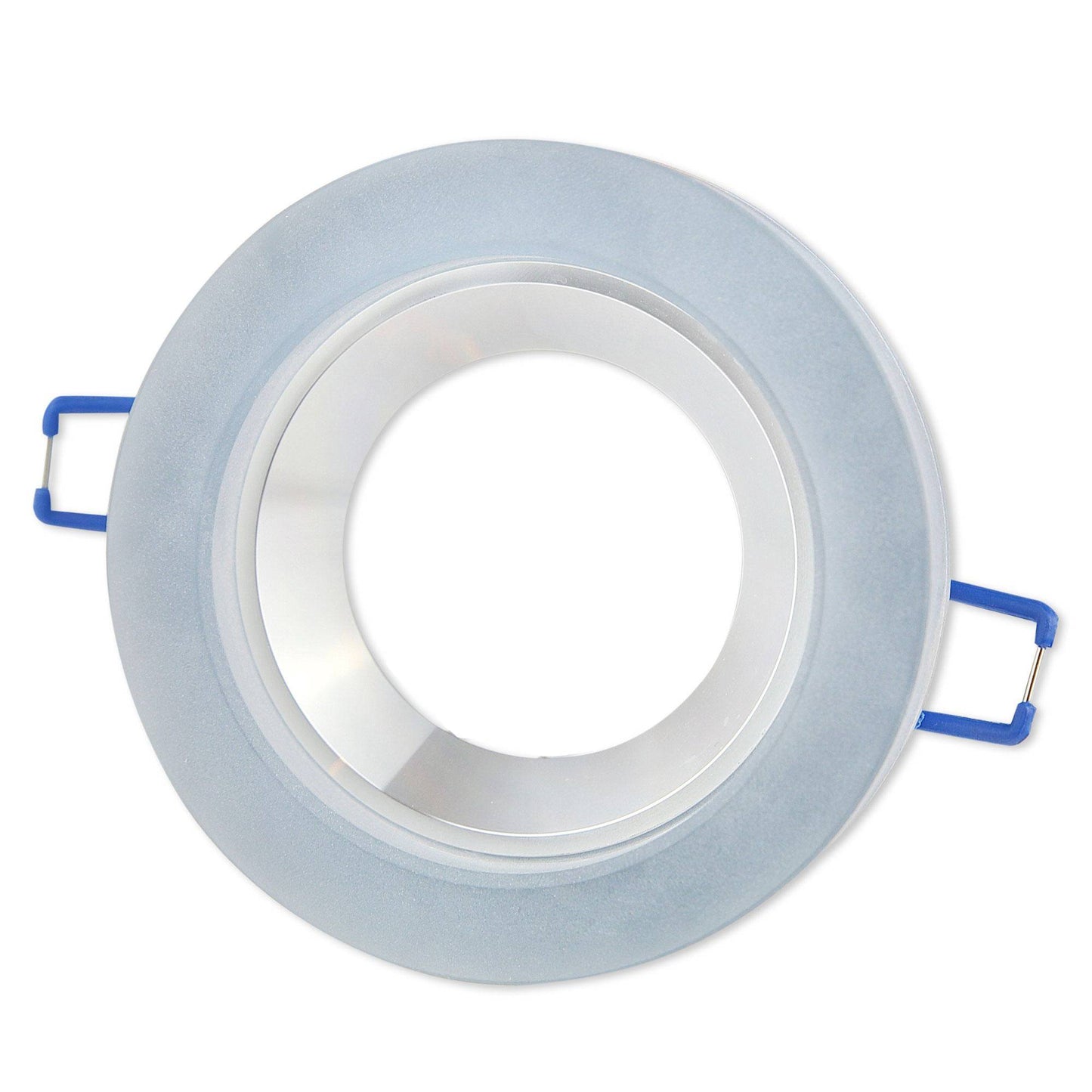 Einbaurahmen GU10 MR16 Glas rund eckig Gehäuse Einbaustrahler Spot LED Halogen