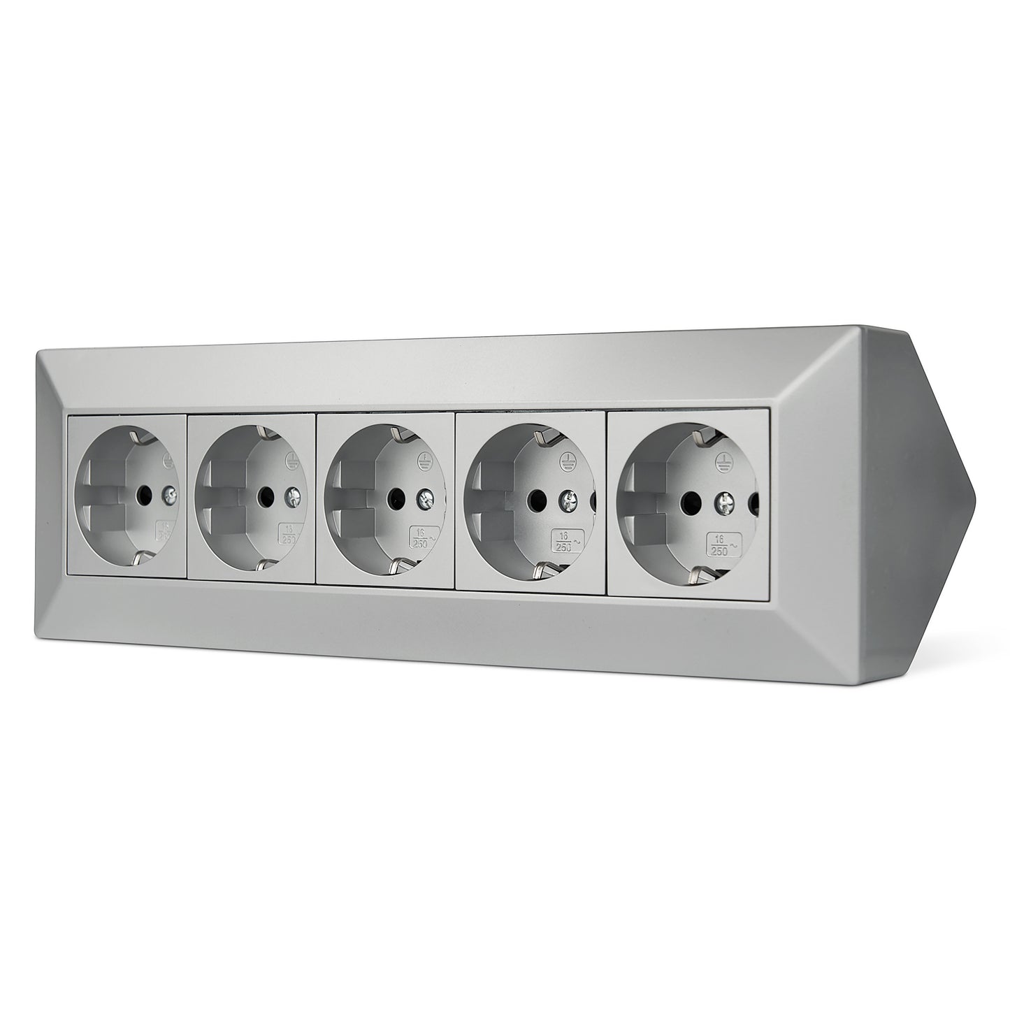 Möbel-Steckdose 5-fach Mehrfachsteckdose Steckdosenleiste Küche Büro Tisch