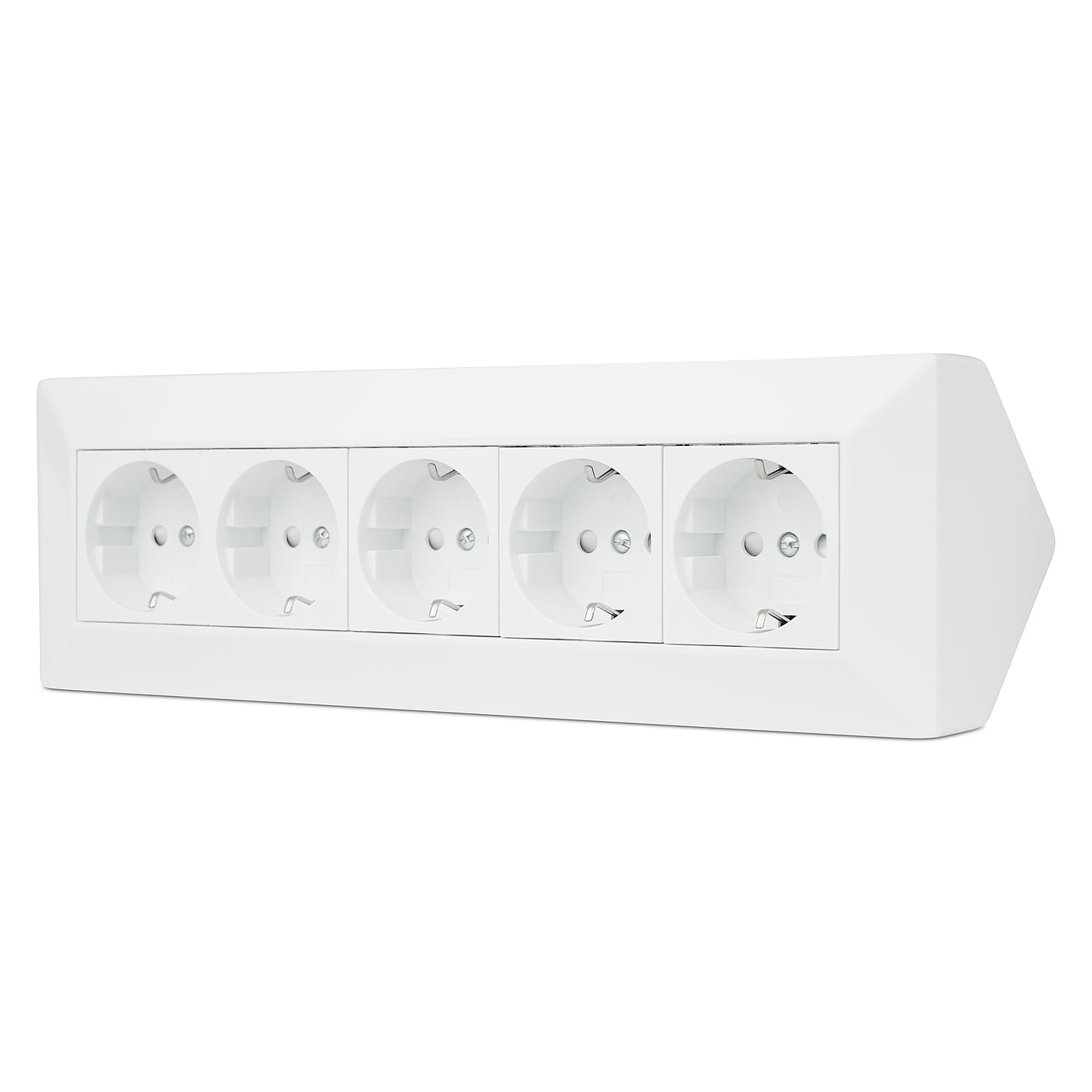 Möbel-Steckdose 5-fach Mehrfachsteckdose Steckdosenleiste Küche Büro Tisch