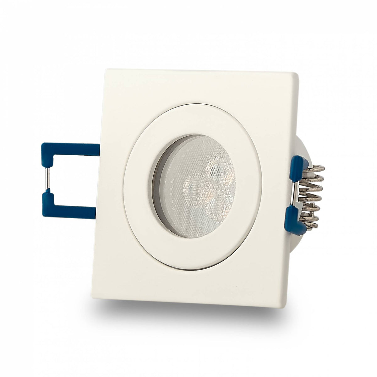 Einbaurahmen GU11 MR11 IP44 eckig flach Badezimmer Rahmen 40mm Einbauleuchte