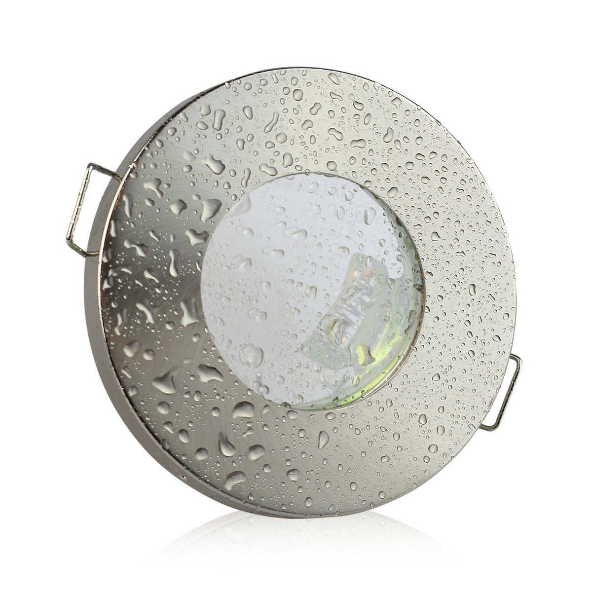Einbaurahmen GU10 MR16 IP44 rund Badezimmer Gehäuse Sauna Spot LED Halogen