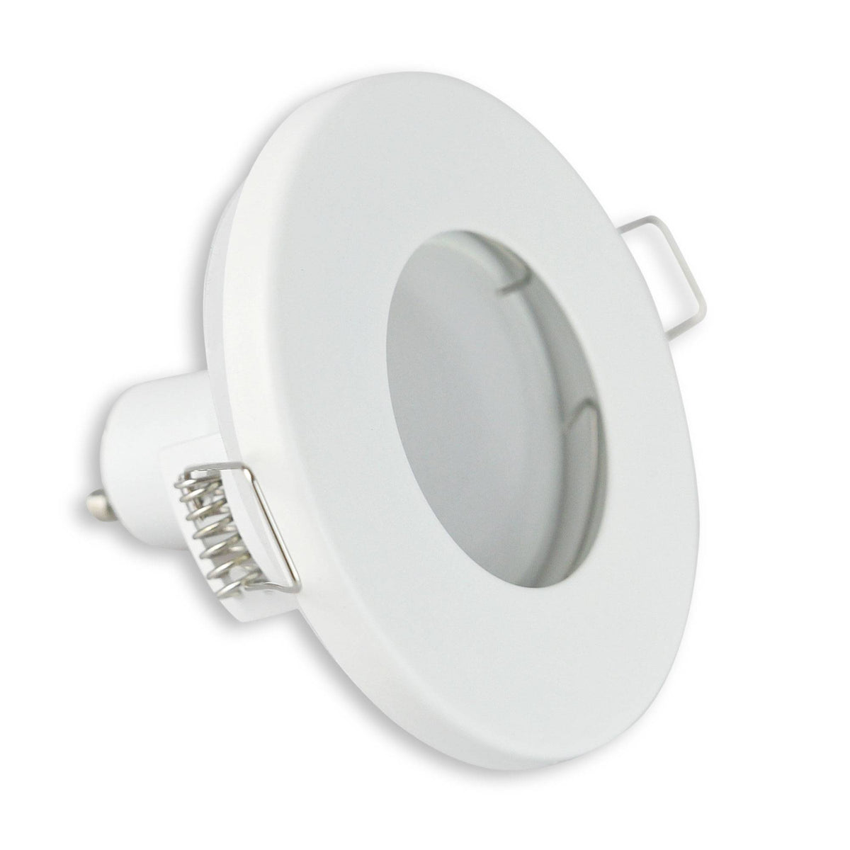 Einbaurahmen GU10 MR16 IP44 rund Badezimmer Gehäuse Sauna Spot LED Halogen
