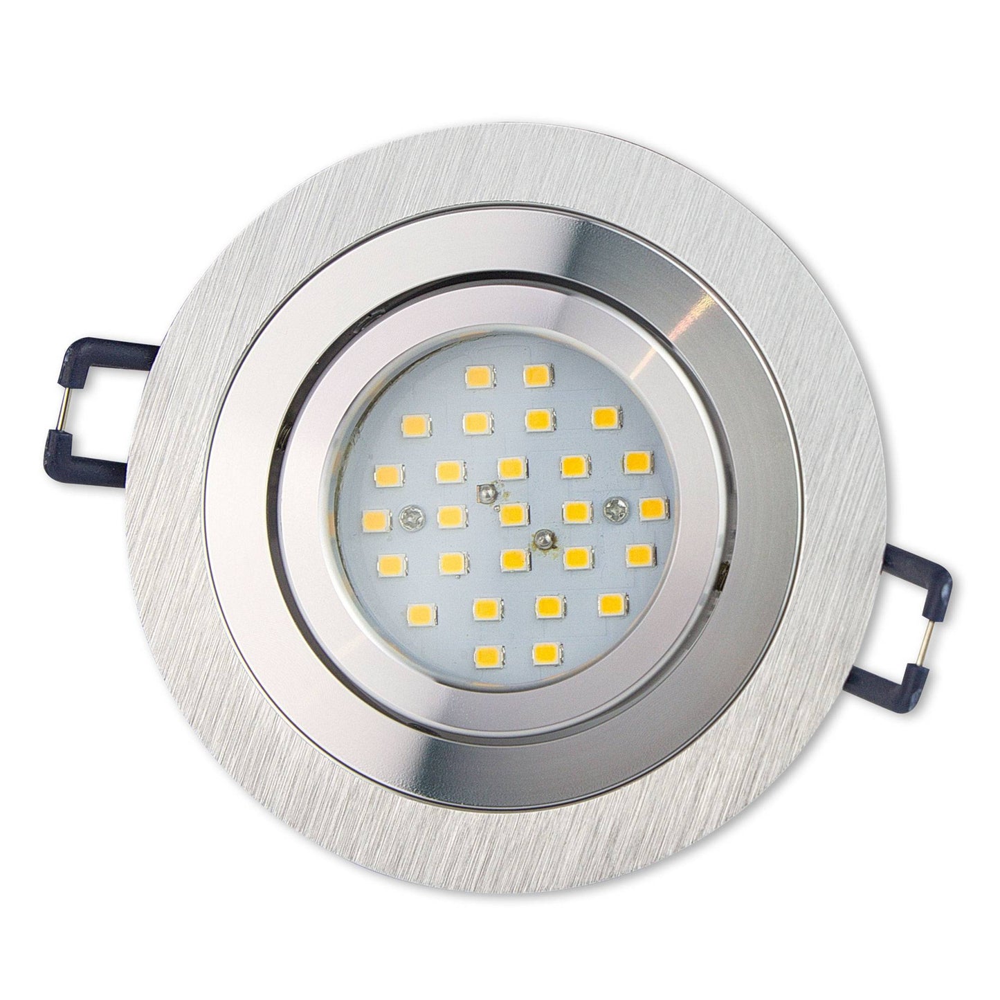 Einbaurahmen GU10 MR16 rund Gehäuse Einbauleuchte Ø75-85mm Bohrloch Spot LED