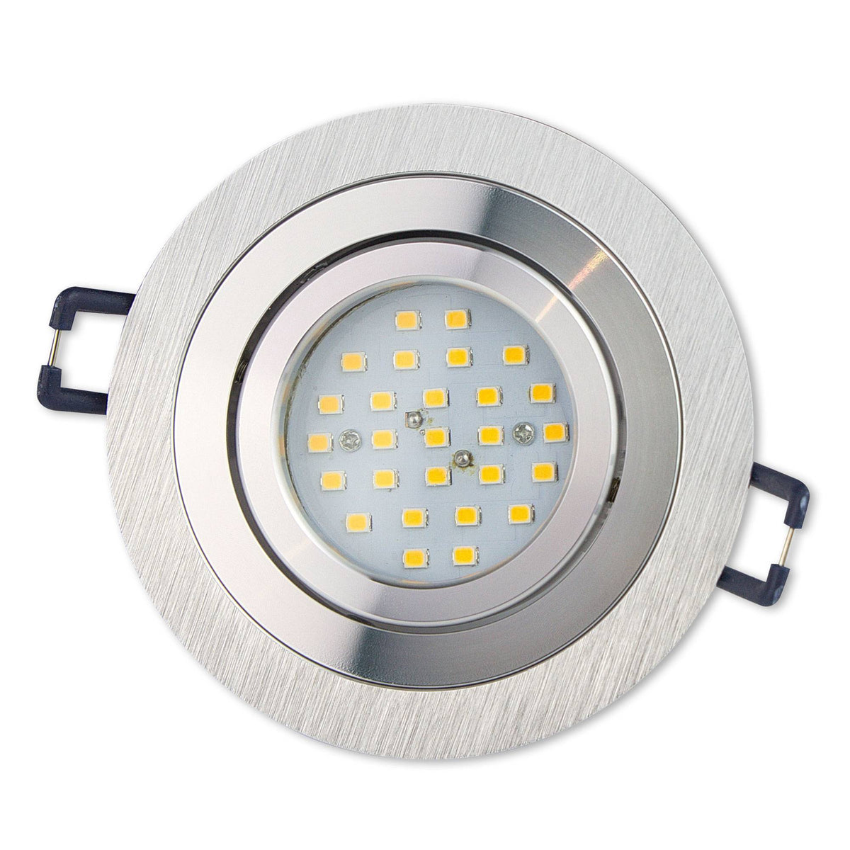 Einbaurahmen GU10 MR16 rund Gehäuse Einbauleuchte Ø75-85mm Bohrloch Spot LED