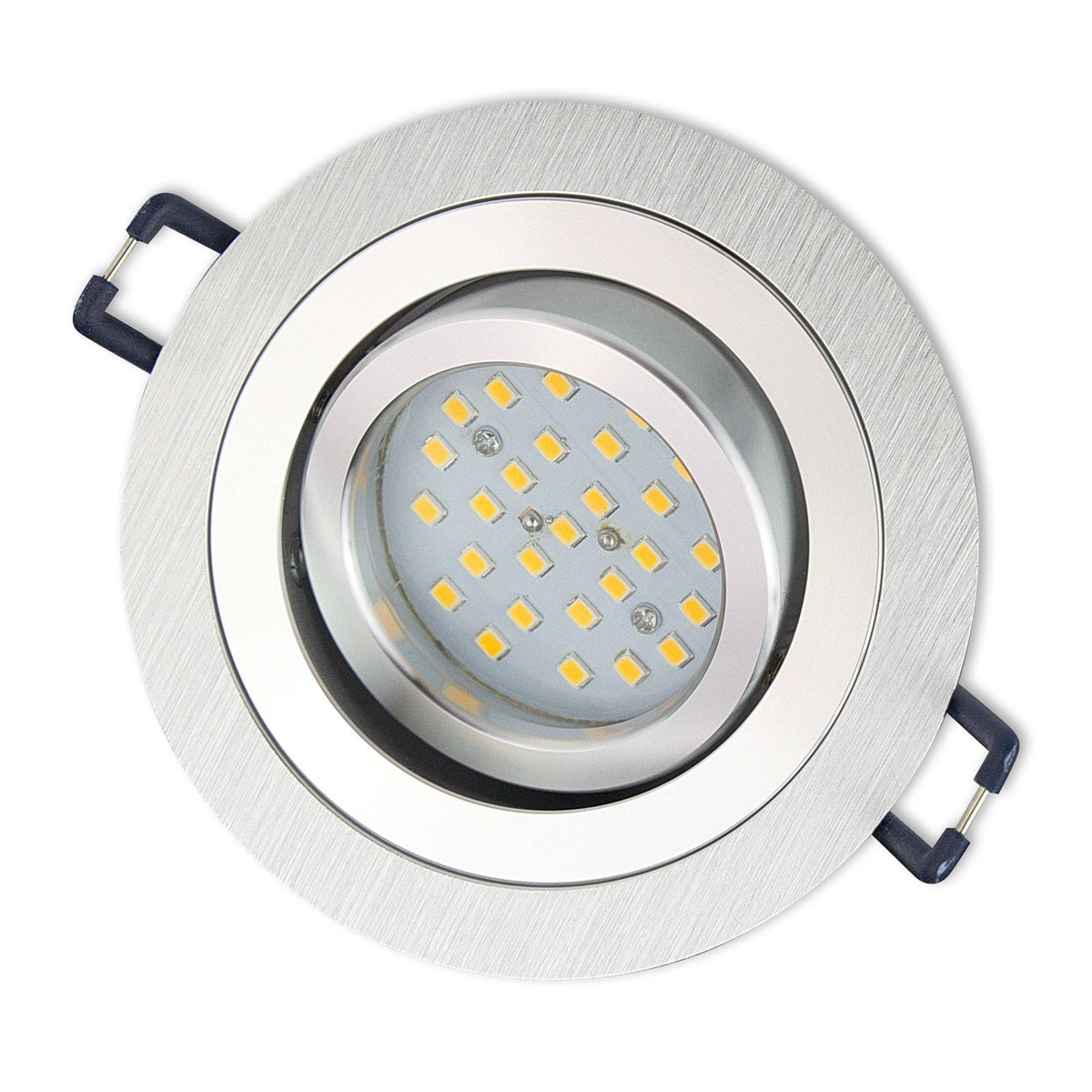 Einbaurahmen GU10 MR16 rund Gehäuse Einbauleuchte Ø75-85mm Bohrloch Spot LED