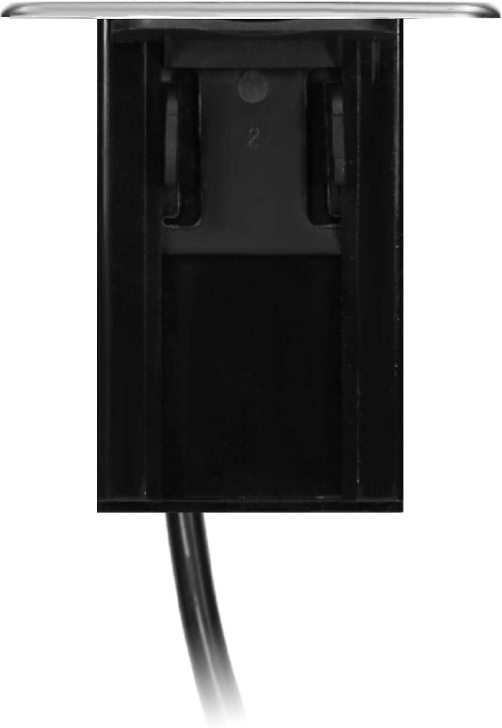 Trano Versenkbare Steckdosenleiste 3x Schuko + 2x USB (A+C, QC/PD 20W), 230V, 3680W, Edelstahl INOX, 2m Kabel, Einbau IP20