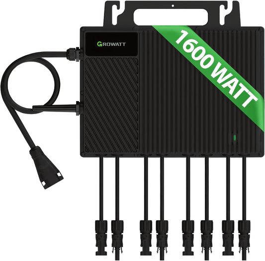 Growatt NEO 1600M-X2: 1600W Dual-MPPT Mikrowechselrichter mit WLAN/Bluetooth & 97,5% Effizienz