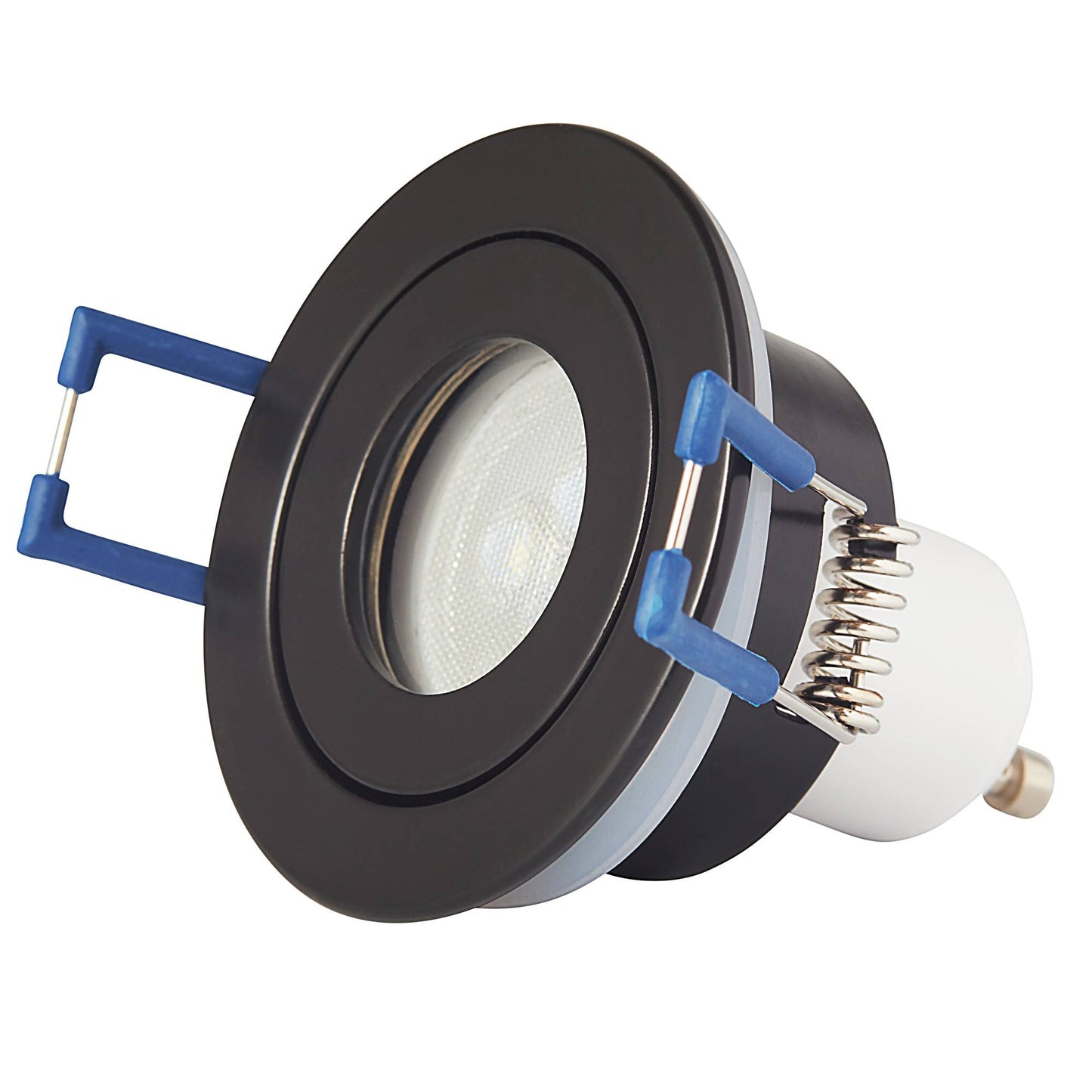 Einbaurahmen GU11 MR11 IP44 rund Bad Gehäuse 40mm Sauna Einbau-Spot Außen