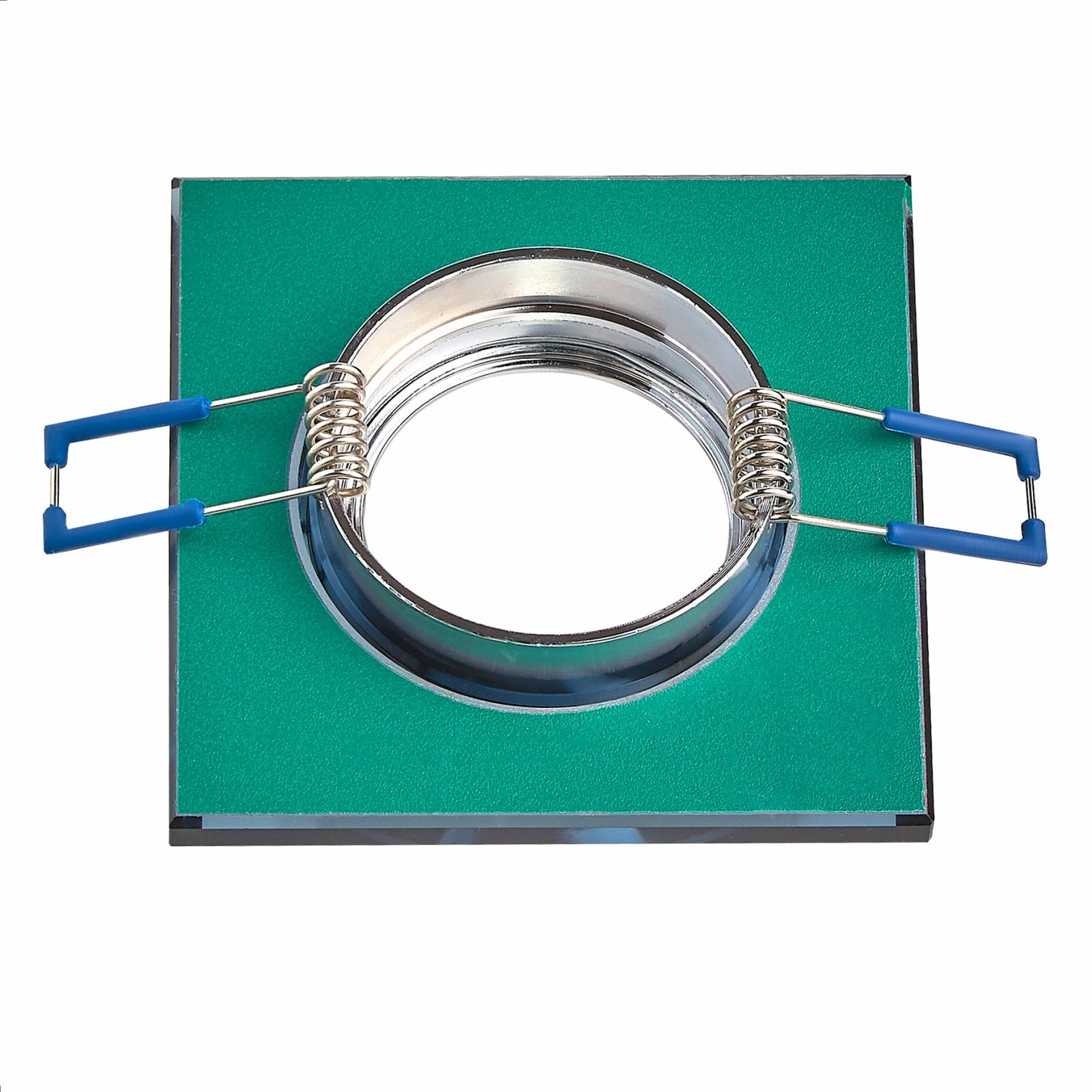 Einbaurahmen GU10 MR16 Glas Rahmen Einbaustrahler 75mm Einbau-Spot LED Halogen
