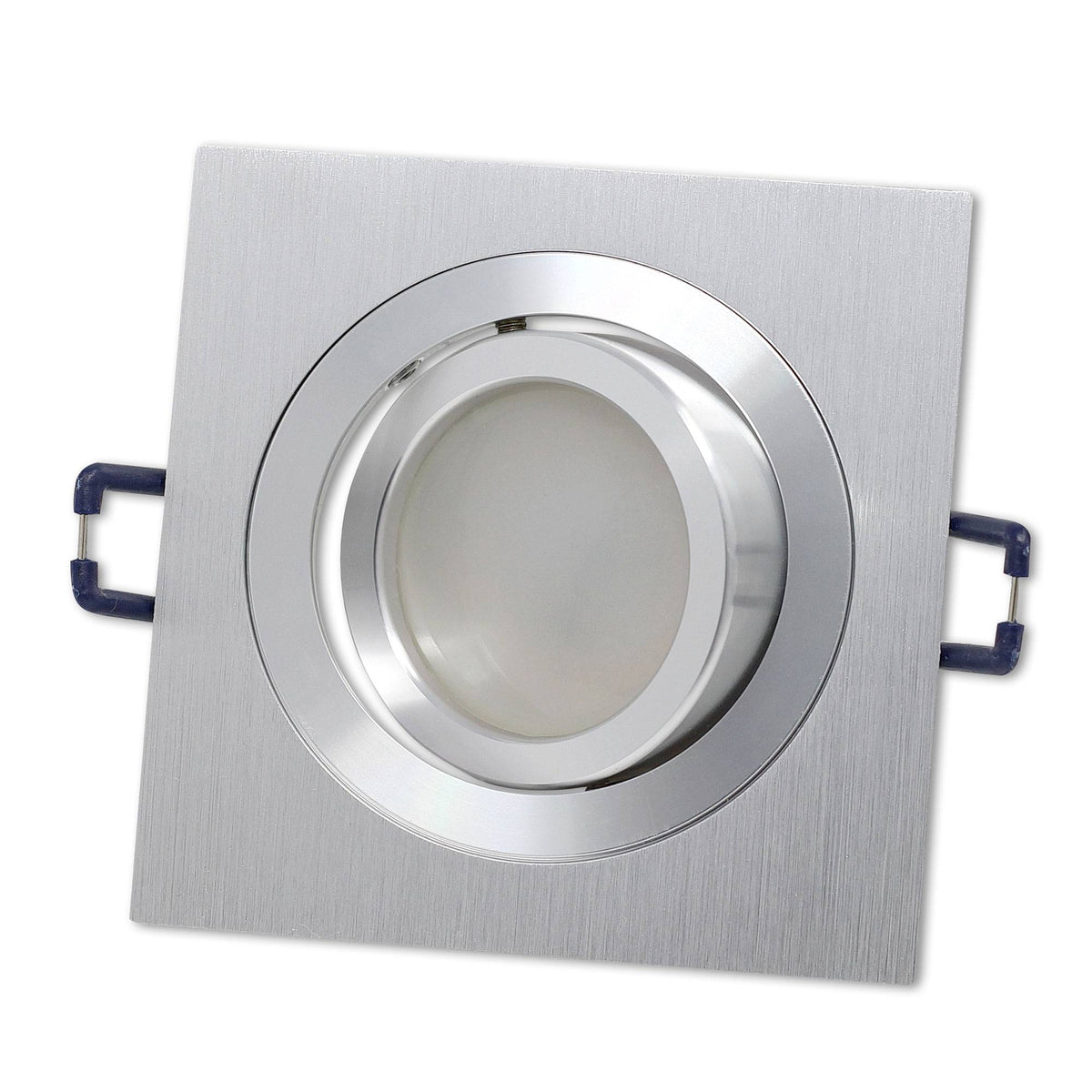 LED Einbaustrahler eckig schwenkbar 12V MR16 5W 7W Einbau-Spot Strahler 75-85mm