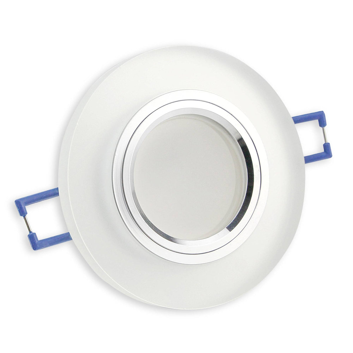 Einbaurahmen GU10 MR16 Glas Rahmen Einbaustrahler 75mm Einbau-Spot LED Halogen