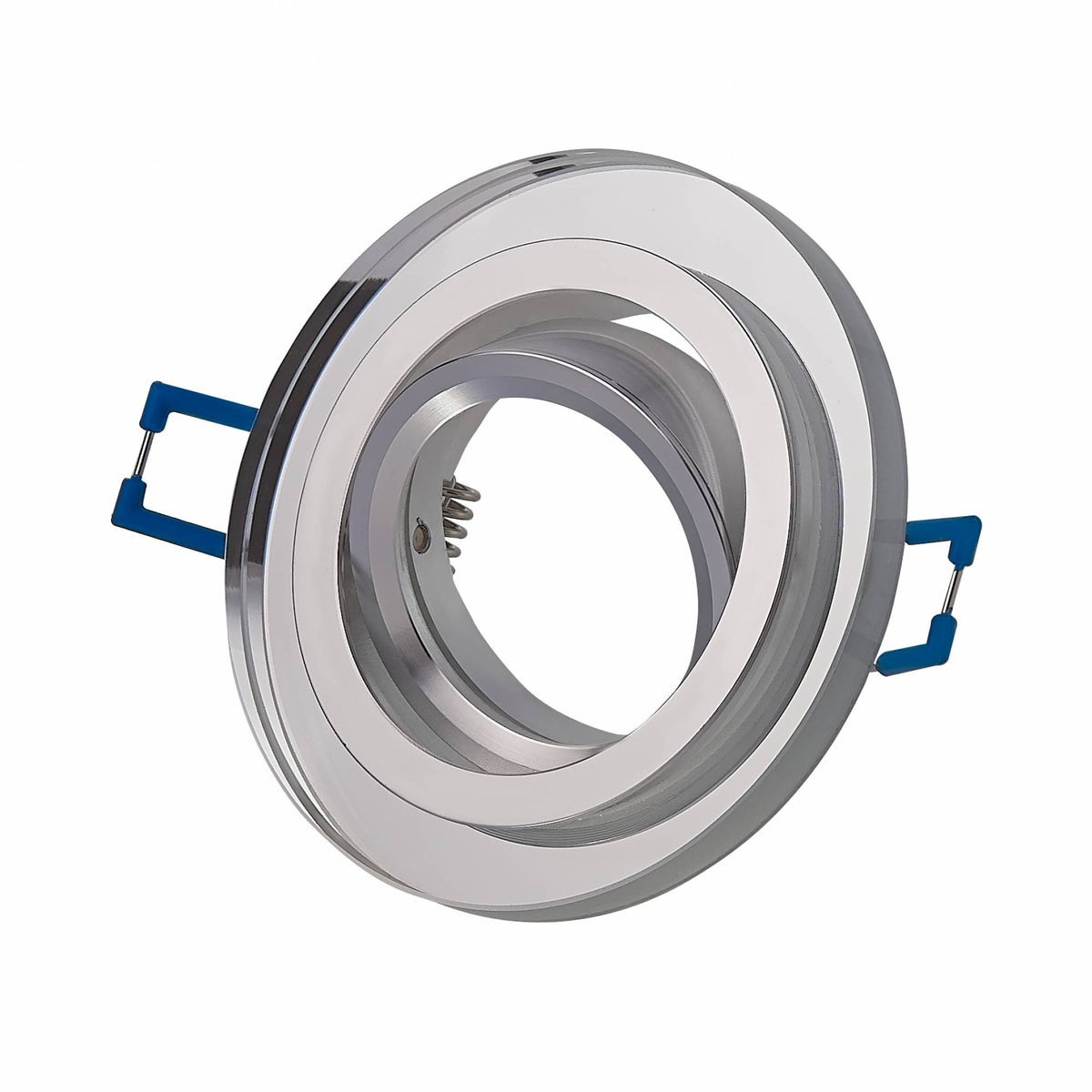 LED Einbaustrahler Glas 1-9W Deckenleuchte Leuchte 75-80mm flach Spot GU10 230V