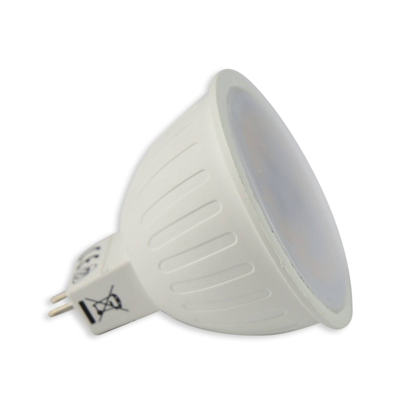 LED Einbaustrahler MR16 12 Volt 5-7 Watt Glas rund eckig Einbauspot 70mm matt