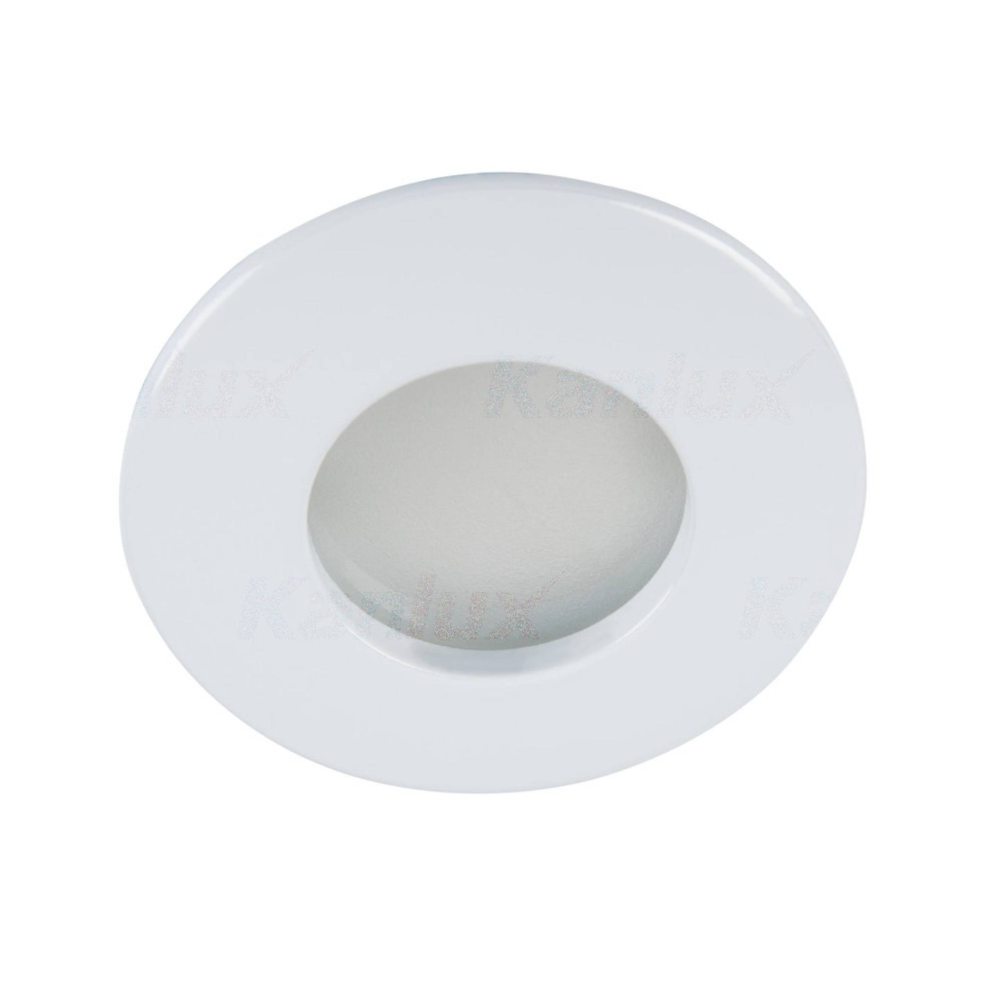 Einbaurahmen GU10 MR16 Bad Außen IP44 Feuchtraum Terasse Dusche Sauna 70-75mm