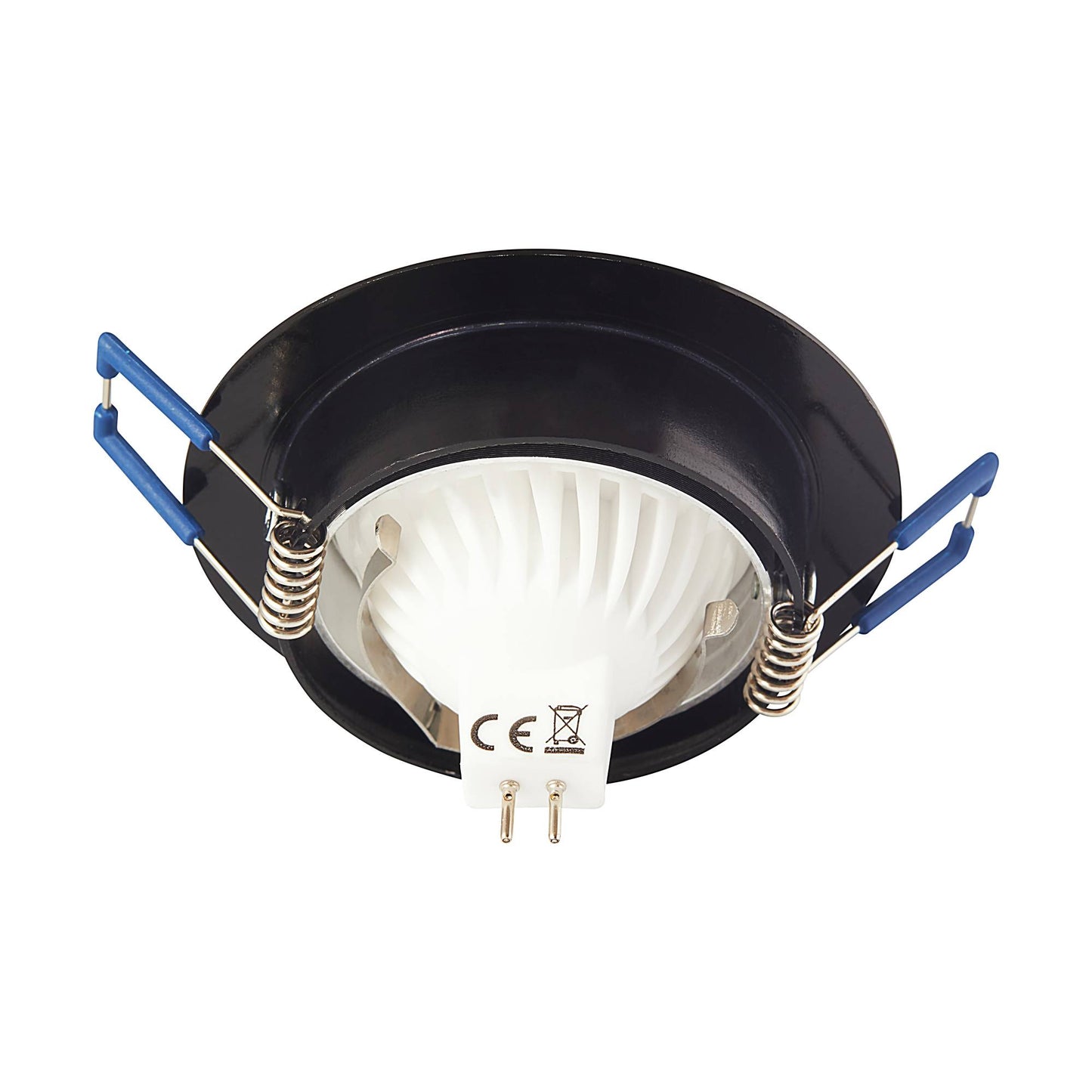 Einbaurahmen eckig rund GU10 MR16 schwenkbar Gehäuse 68mm Einbaustrahler Spot