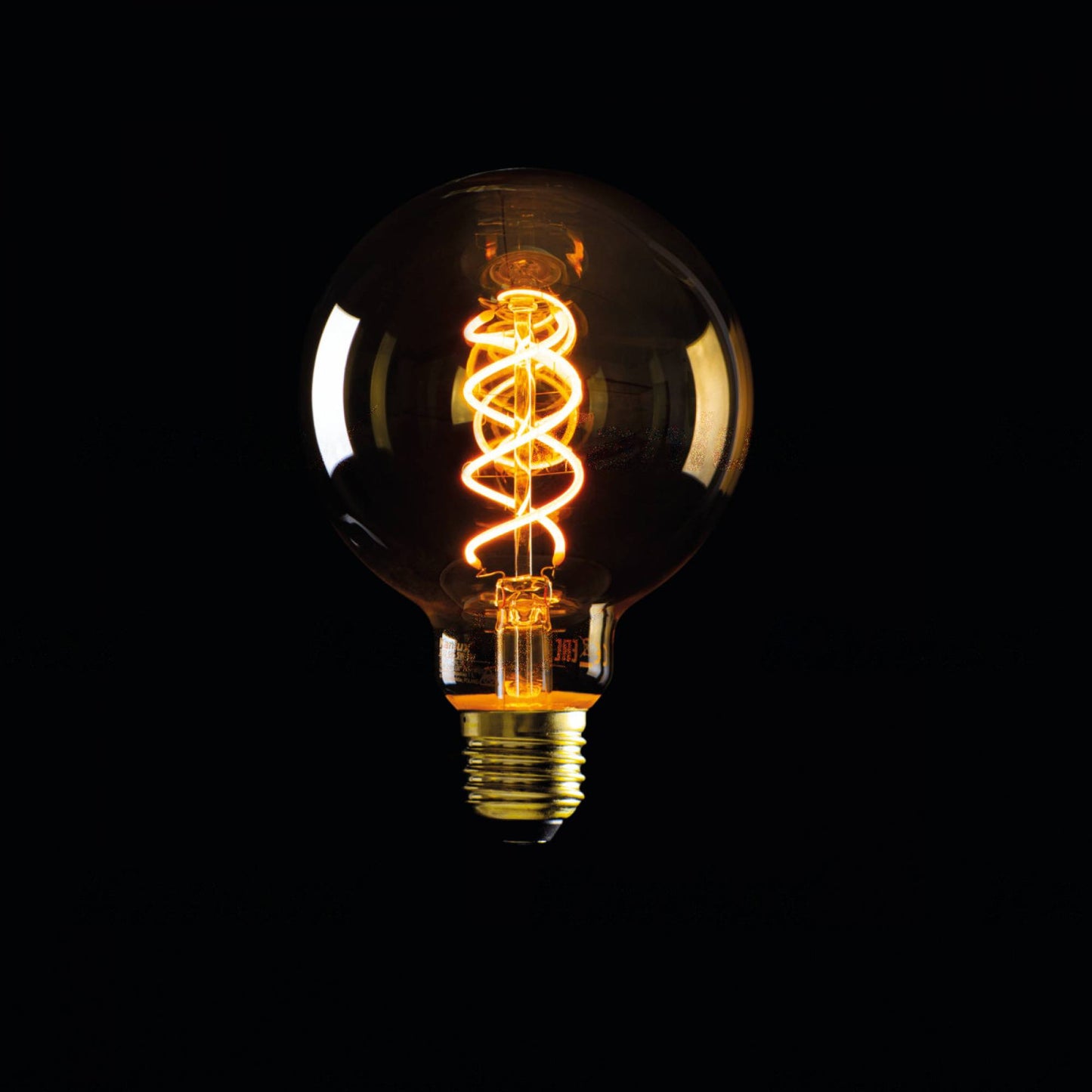 E27 LED Lampe 5W warmweiß Filament G95 Birne Glühbirne Edison Vintage Retro