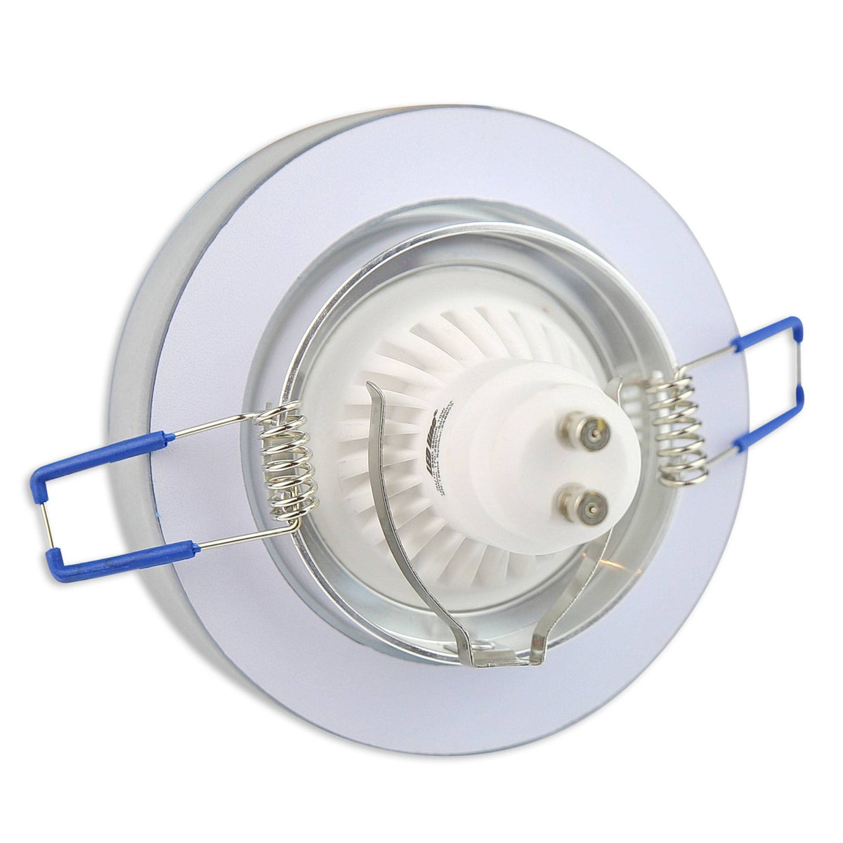 LED Einbaustrahler Glas matt flach 3W 5W 6,5W Einbauspot 70mm Leuchte