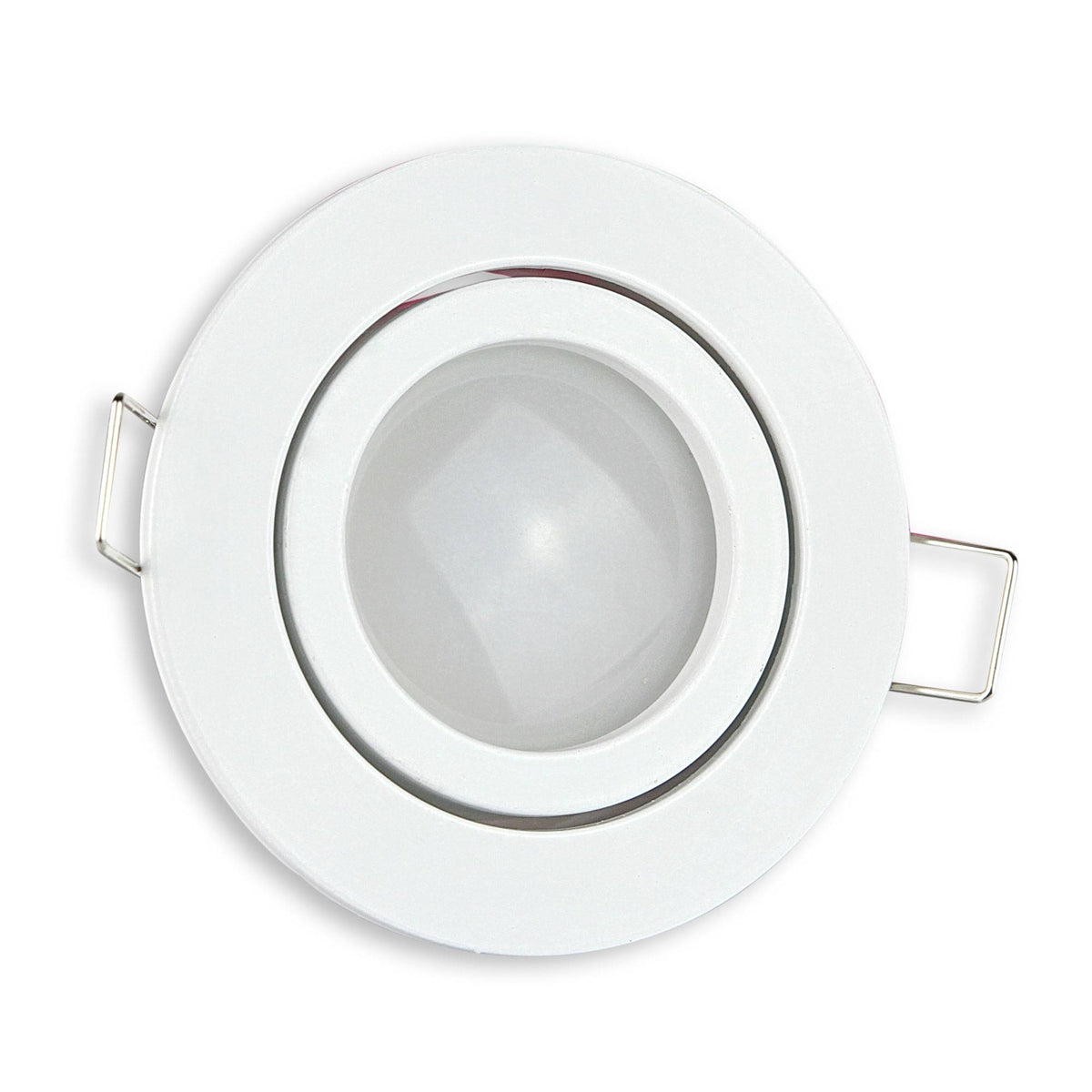 Einbaurahmen rund GU10 MR16 schwenkbar Rahmen 70mm Einbauleuchte Einbauspot LED