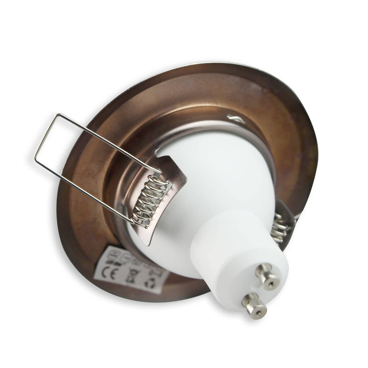 Einbaurahmen GU10 MR16 rund 55-60mm Gehäuse Einbauleuchte Aluminium Einbauspot
