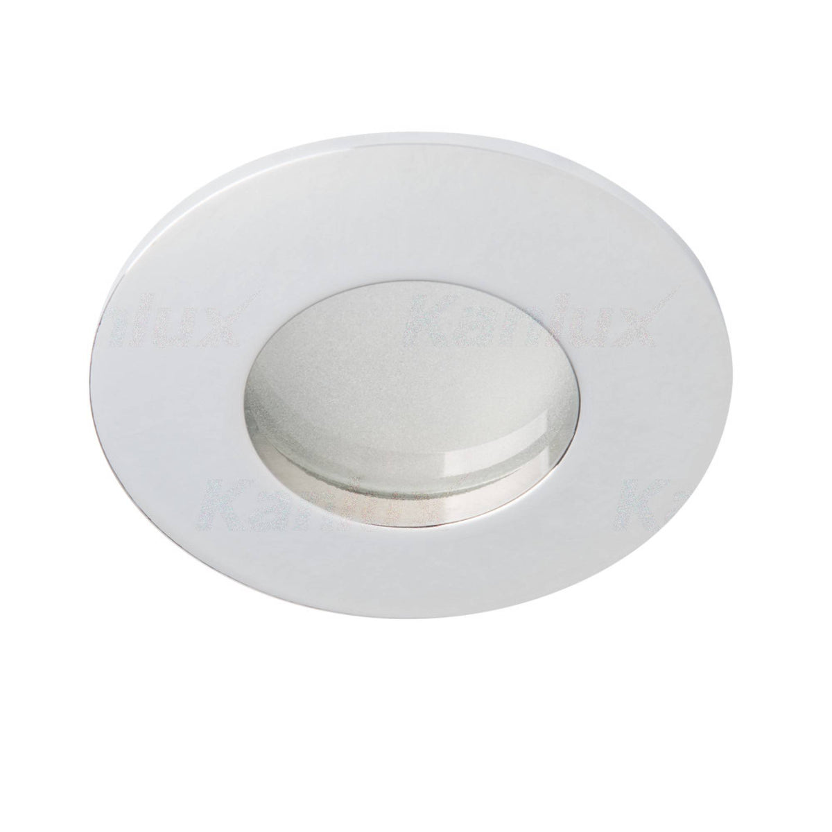 Einbaurahmen GU10 MR16 Bad Außen IP44 Feuchtraum Terasse Dusche Sauna 70-75mm