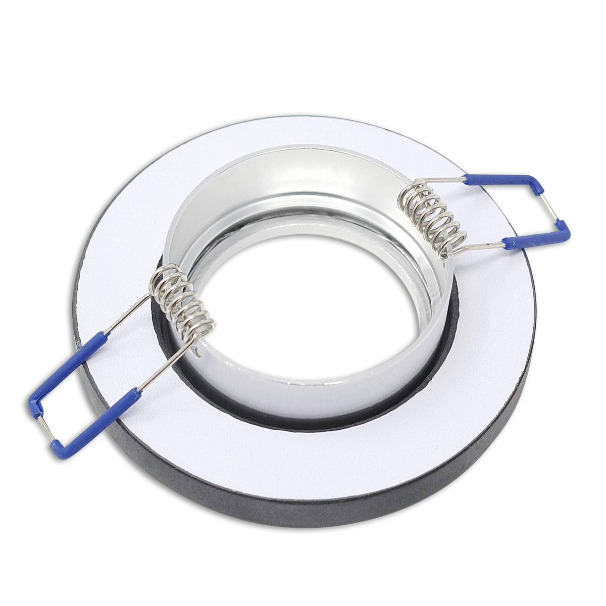 LED Einbaustrahler rund Glas Deckenleuchte Wandleuchte flach GU10 Strahler 230V