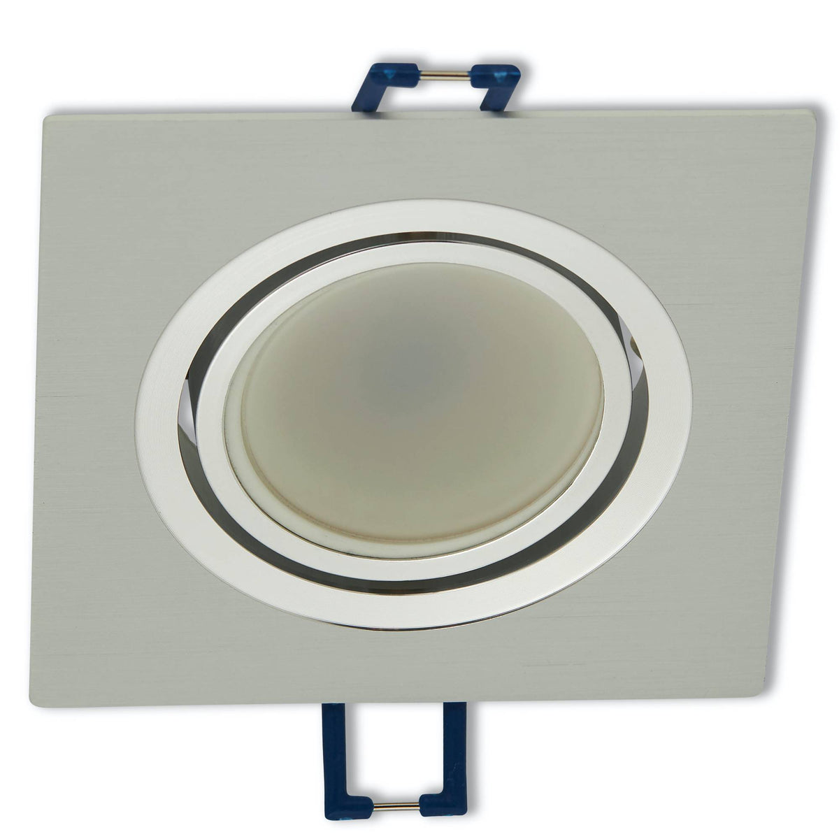 LED Einbaustrahler eckig weiß 1-9W Deckenspot Leuchte GU10 Spot 230V 75-80mm