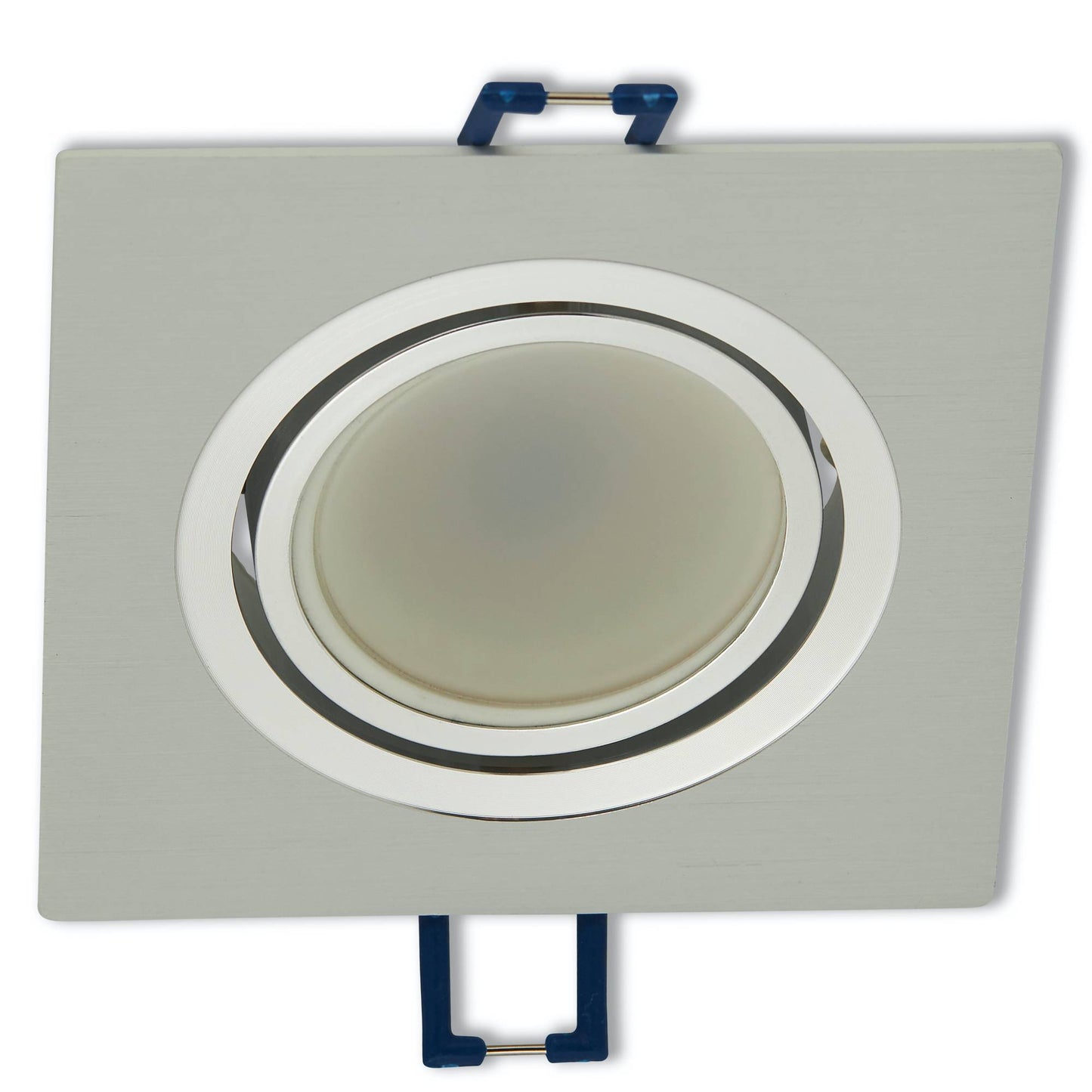 LED Einbaustrahler eckig weiß 1-9W Deckenspot Leuchte GU10 Spot 230V 75-80mm