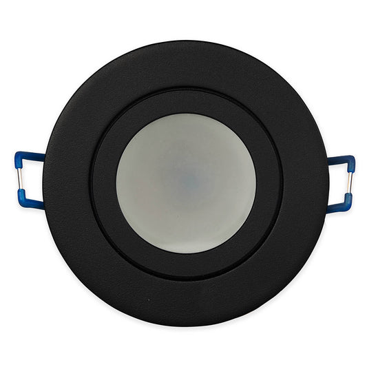 LED Einbaustrahler IP44 3-6,5W schwarz Bad dimmbar Badezimmer Deckenstrahler