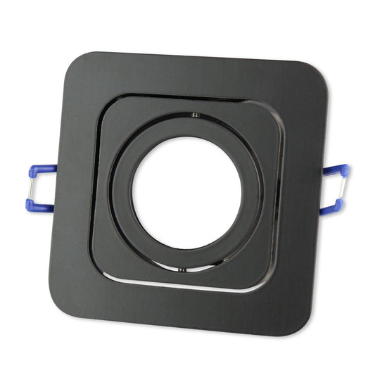 LED Einbaustrahler eckig schwenkbar und neigbar 3-6,5 Watt 230V 80x80 mm Bohrloch