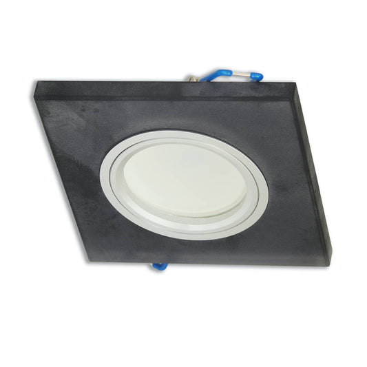 LED Einbaustrahler flach eckig 3-6,5W Einbaurahmen Deckenspot 75mm 230V