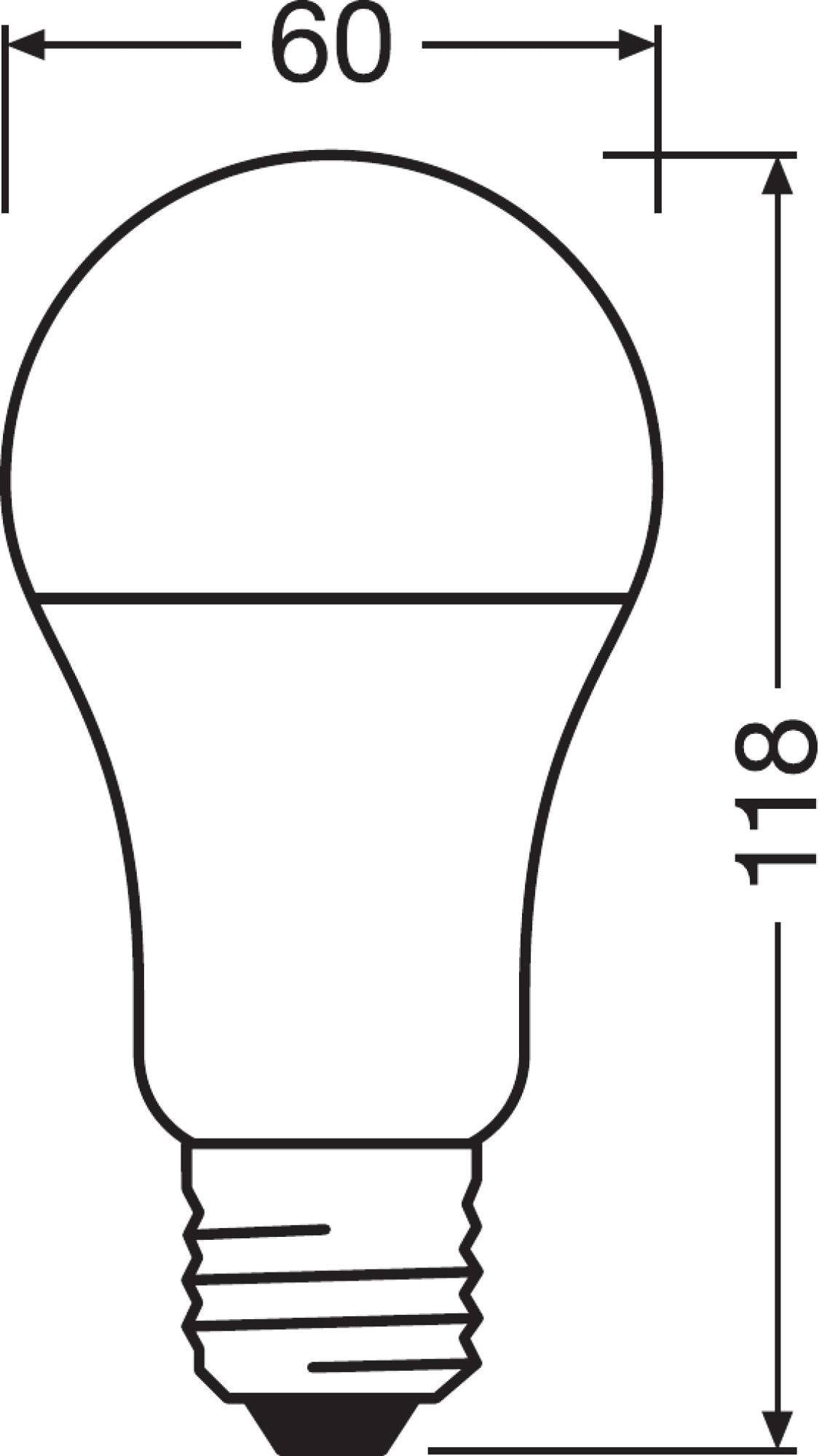 3er-Pack Osram LED Glühbirnen Base E27 Glühlampen Leuchtmittel warmweiß kaltweiß