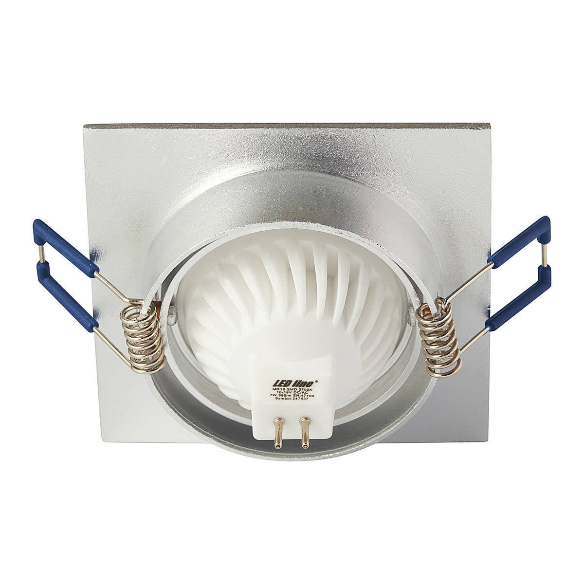 LED Einbaustrahler schwenkbar eckig 5-7W MR16 Deckenstrahler 70mm Leuchte Spot
