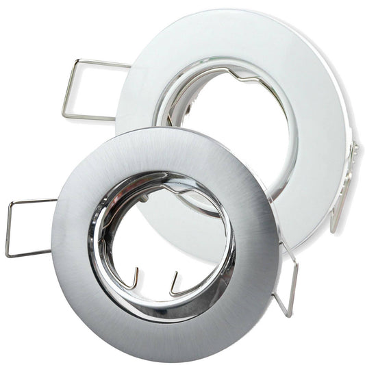 Einbaurahmen rund GU11 MR11 schwenkbar Gehäuse 35mm Einbaustrahler Einbauspot