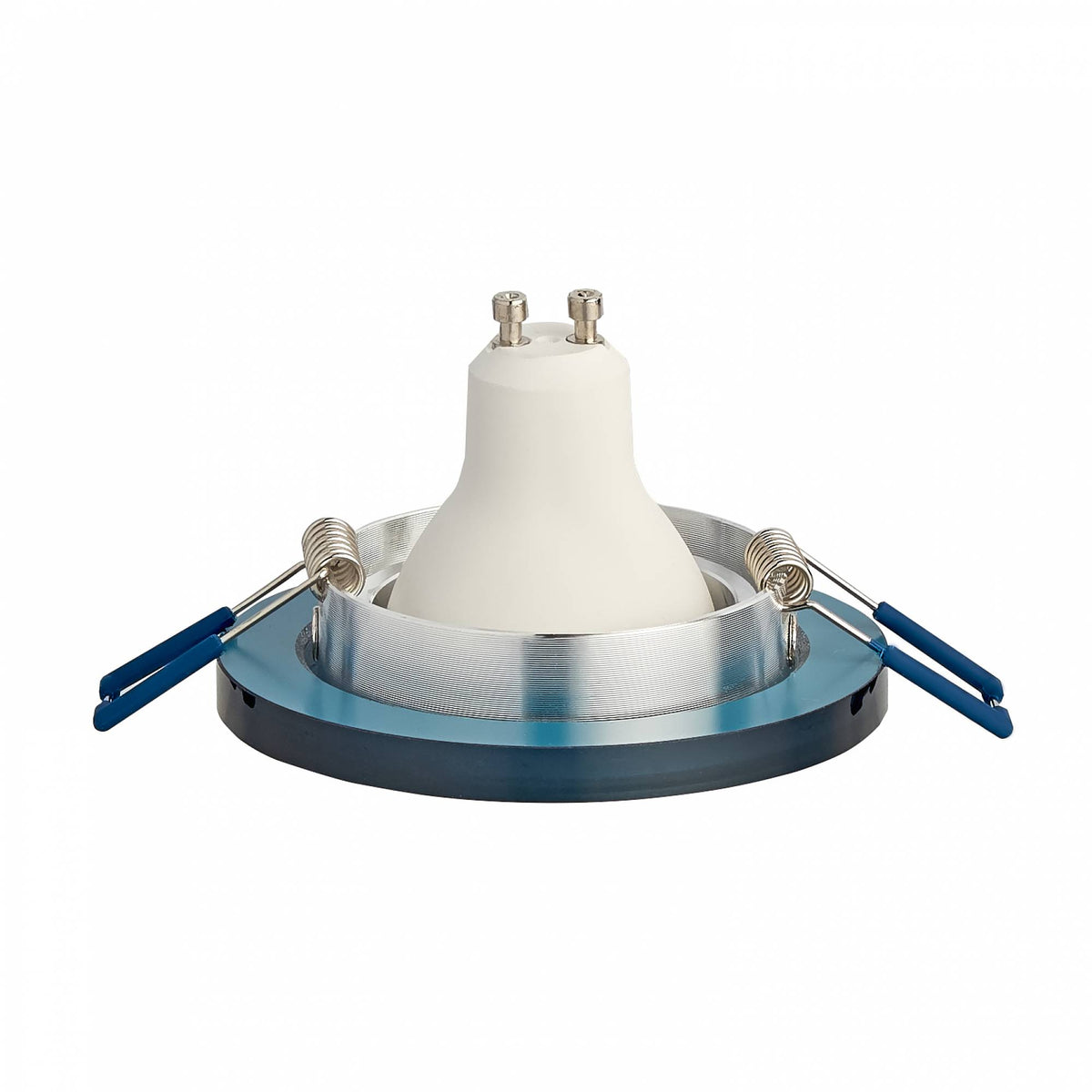 LED Einbaustrahler Glas 1-9W Deckenleuchte Leuchte 75-80mm flach Spot GU10 230V