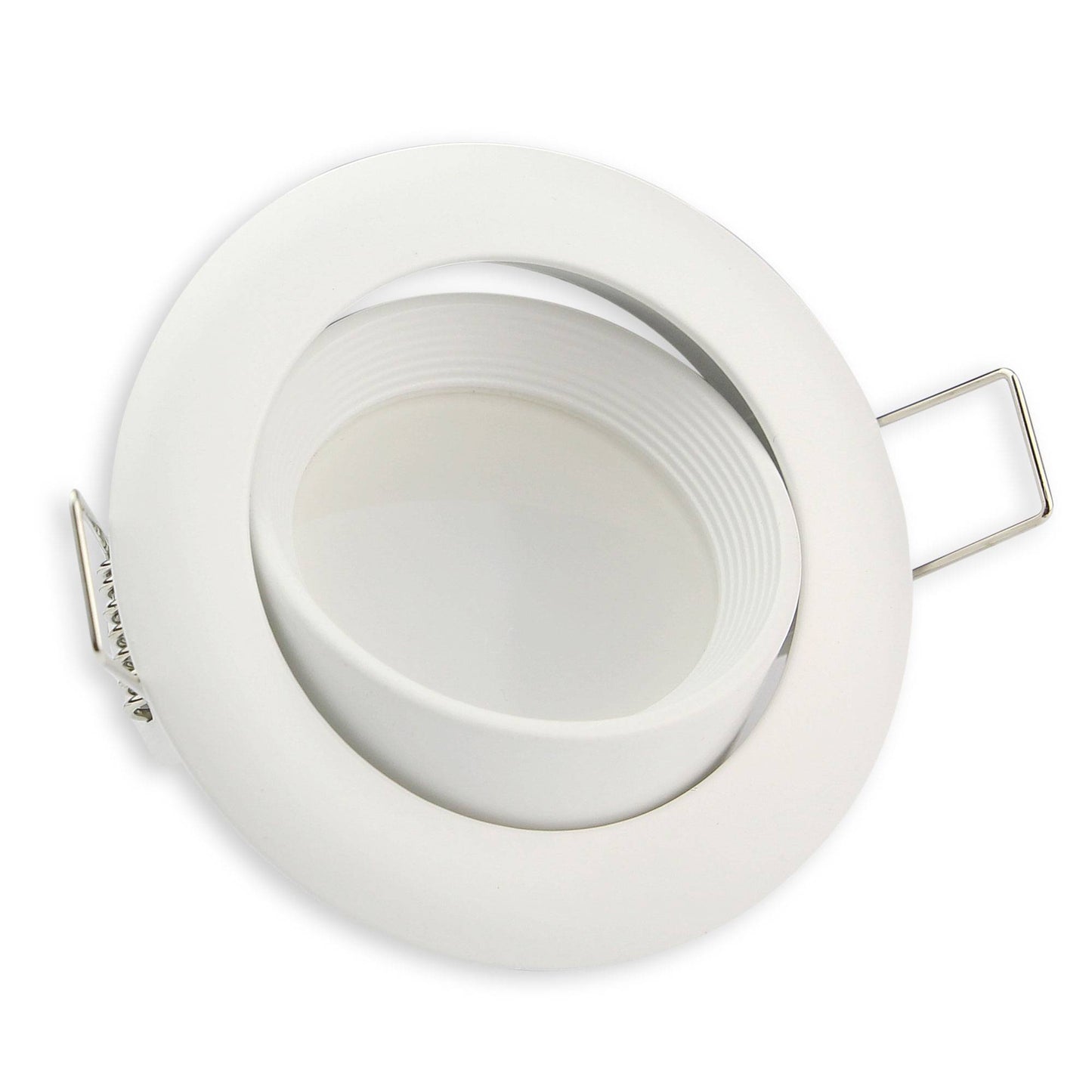 Einbaurahmen rund GU10 MR16 schwenkbar 75mm Rahmen Einbaustrahler Spot LED