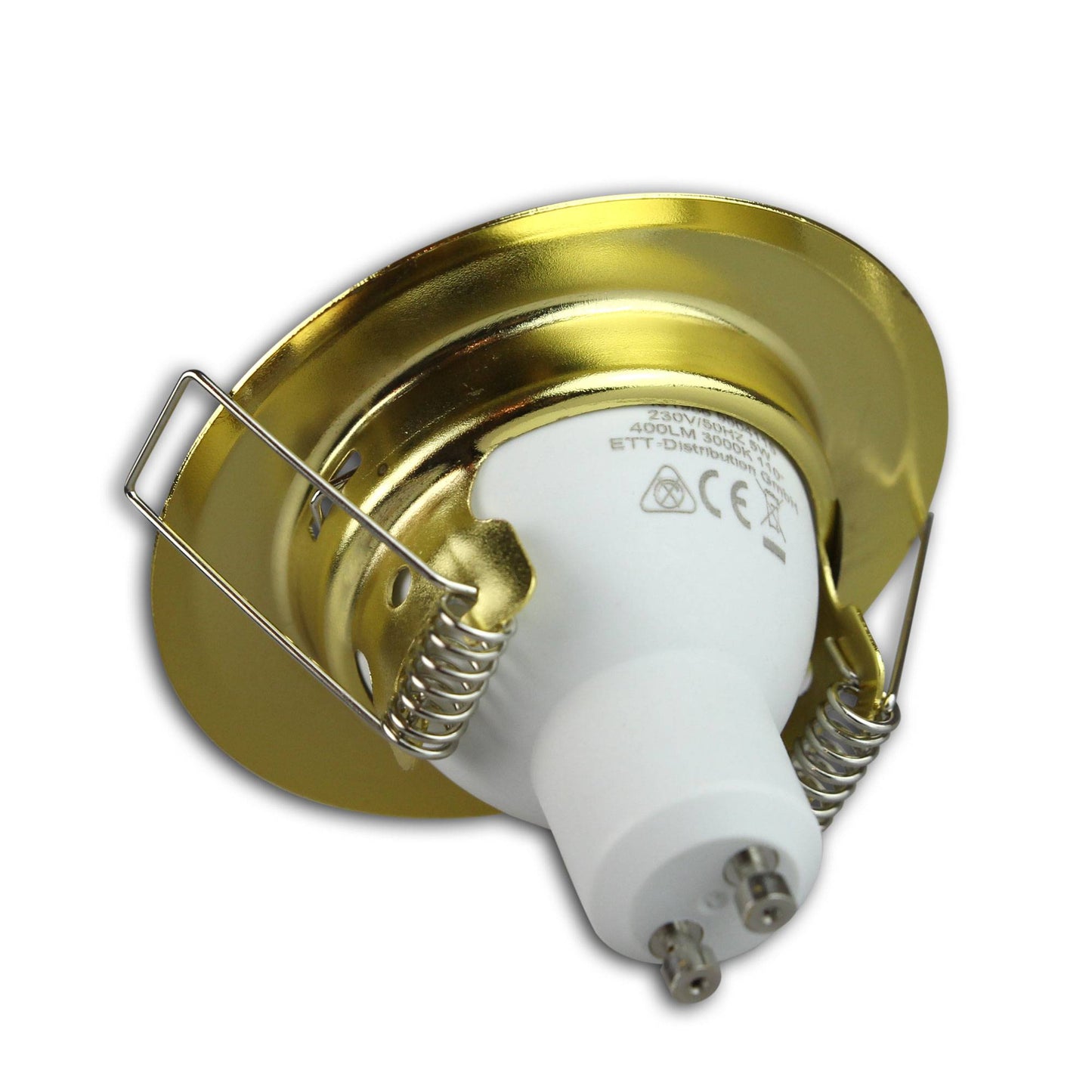 Einbaurahmen GU10 MR16 rund 55-60mm Gehäuse Einbauleuchte Aluminium Einbauspot