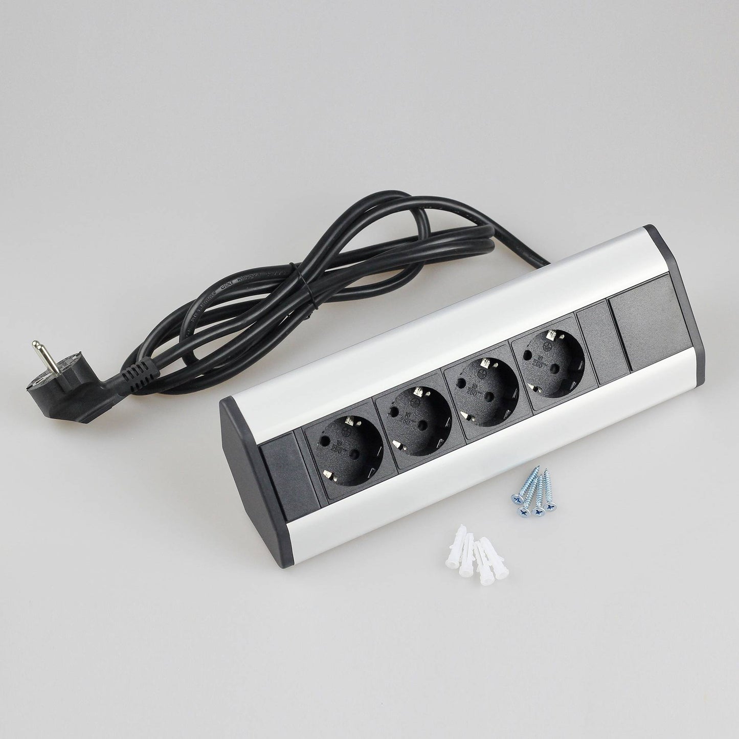Steckdose versenkbar Küche Büro Tischsteckdose 3-fach Mehrfachsteckdose