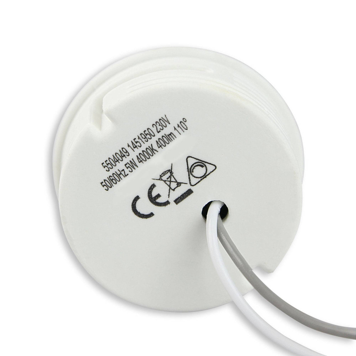 LED Einbaustrahler schwenkbar rund 230 Volt Spot Lampe 75mm Wandleuchte
