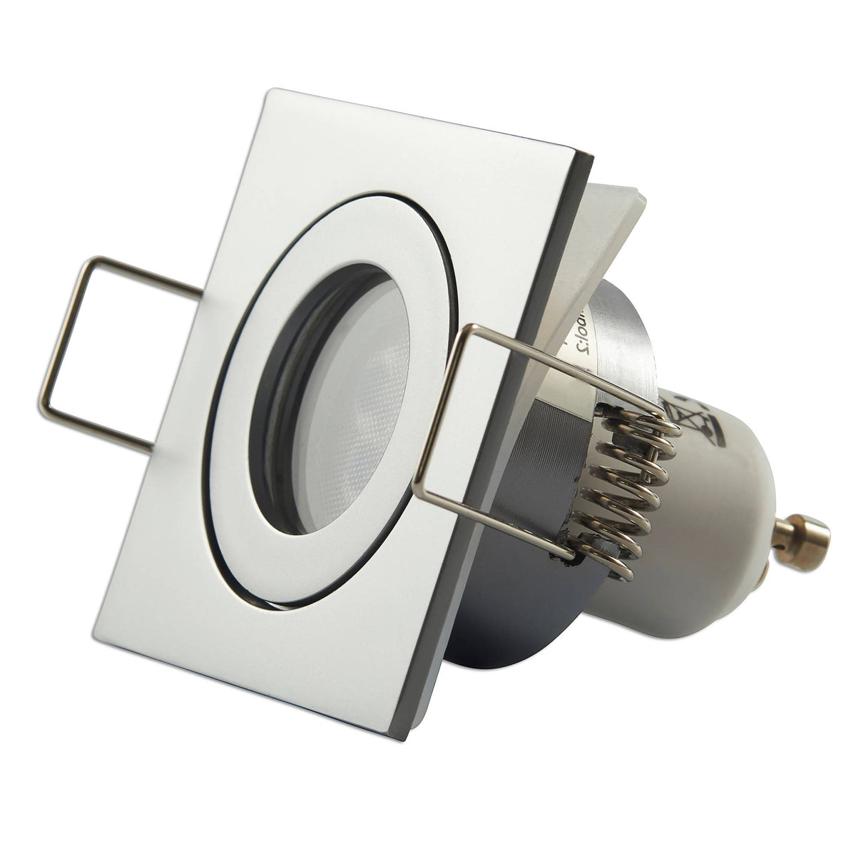 Einbaurahmen GU11 MR11 IP44 eckig flach Badezimmer Rahmen 40mm Einbauleuchte