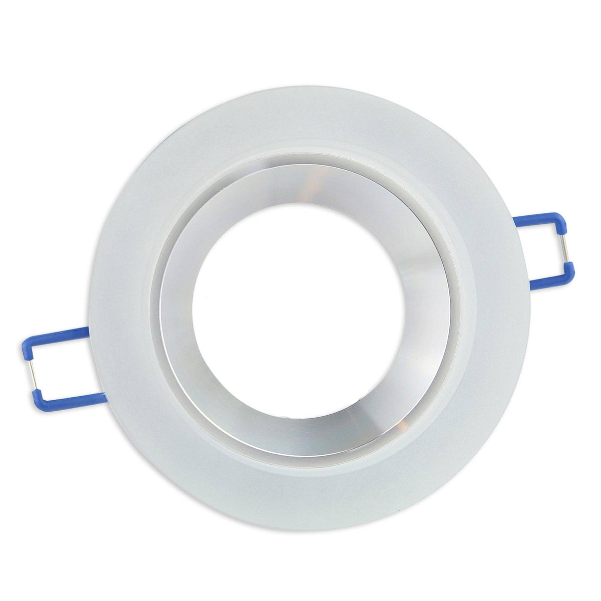 Einbaurahmen GU10 MR16 Glas rund eckig Gehäuse Einbaustrahler Spot LED Halogen