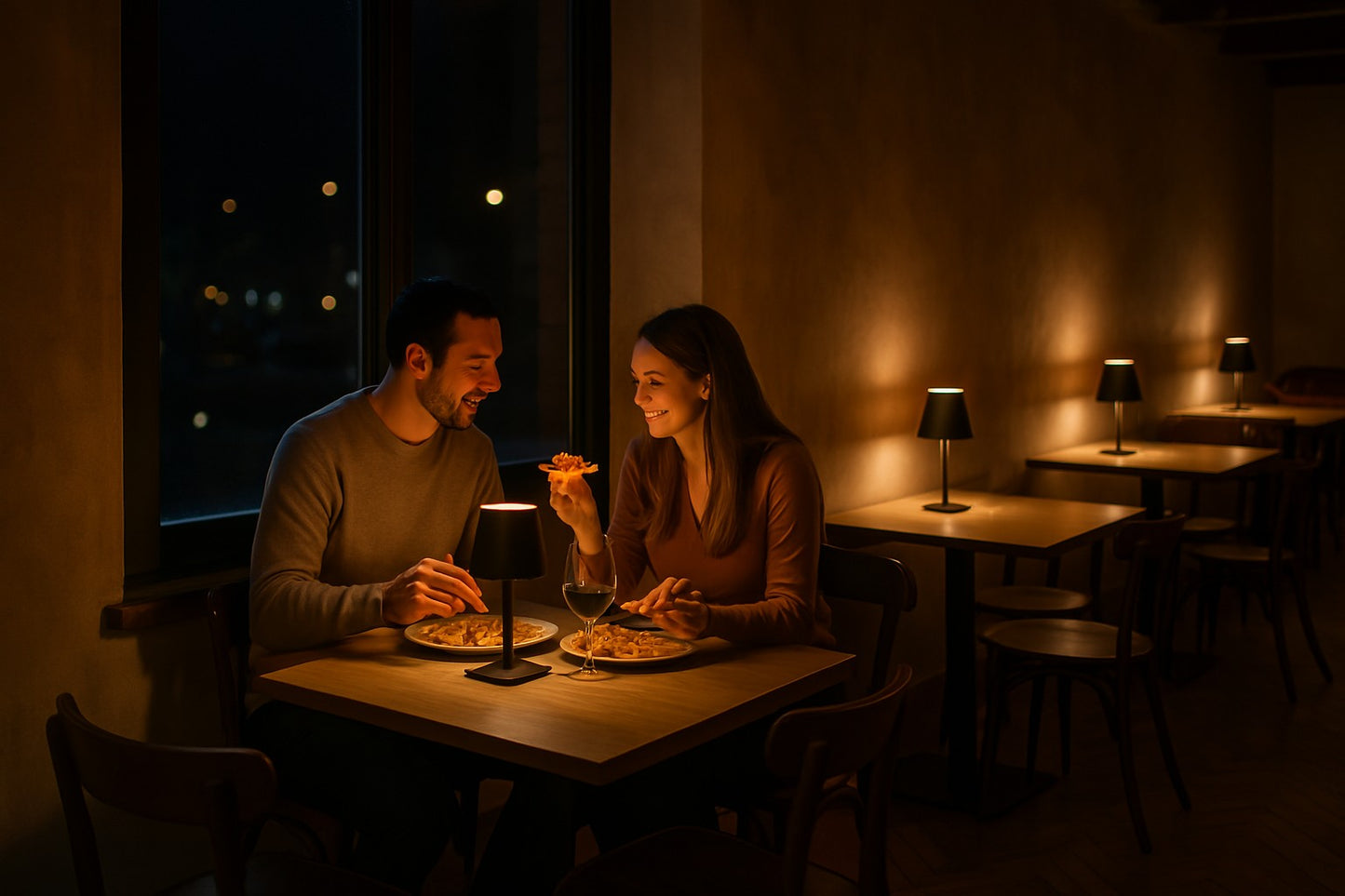 LED Akku Tischleuchte IP54 3,5W 400lm CCT 3000/4000/5000K Touchdimmer USB-C, in 5 Farben