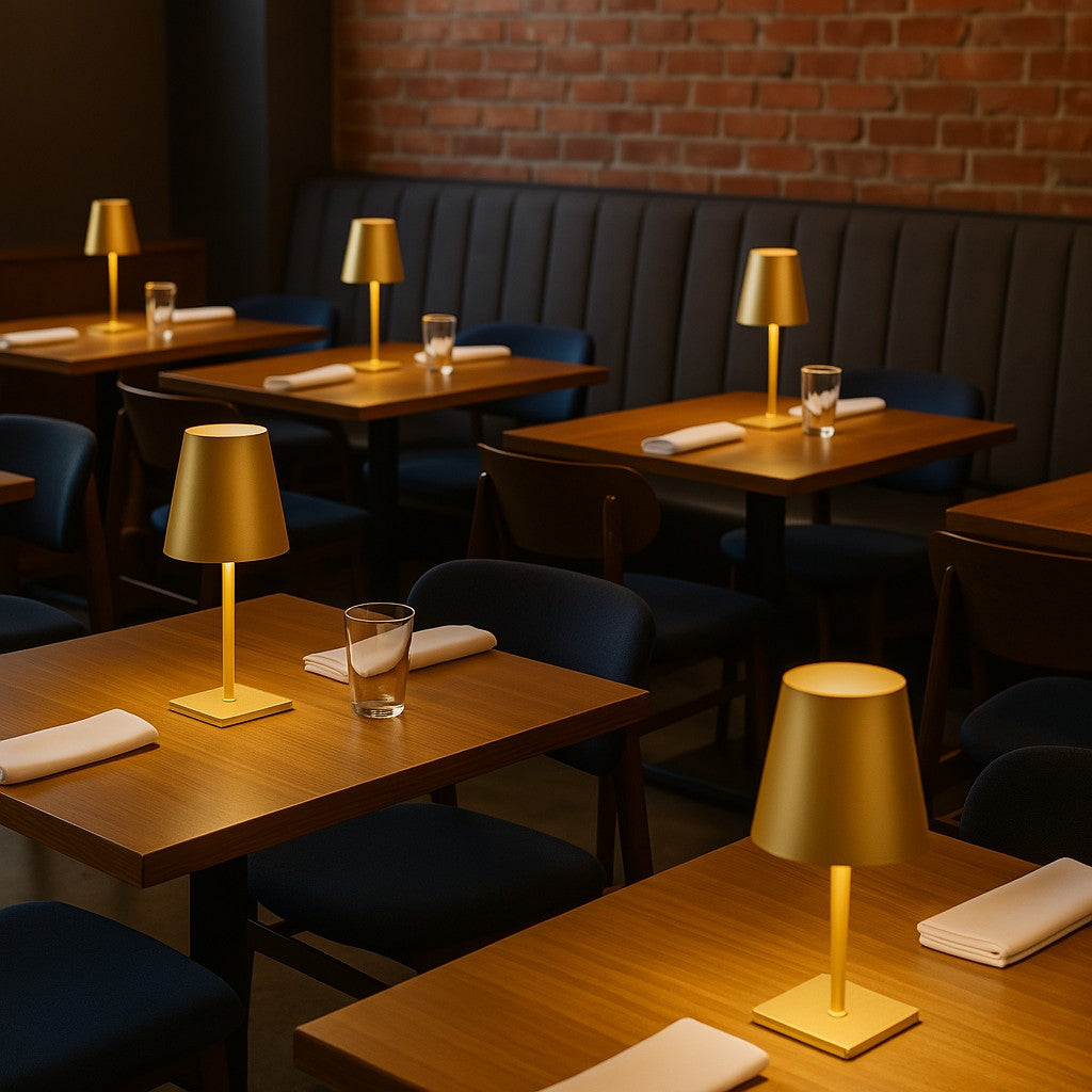 LED Akku Tischleuchte IP54 3,5W 400lm CCT 3000/4000/5000K Touchdimmer USB-C, in 5 Farben