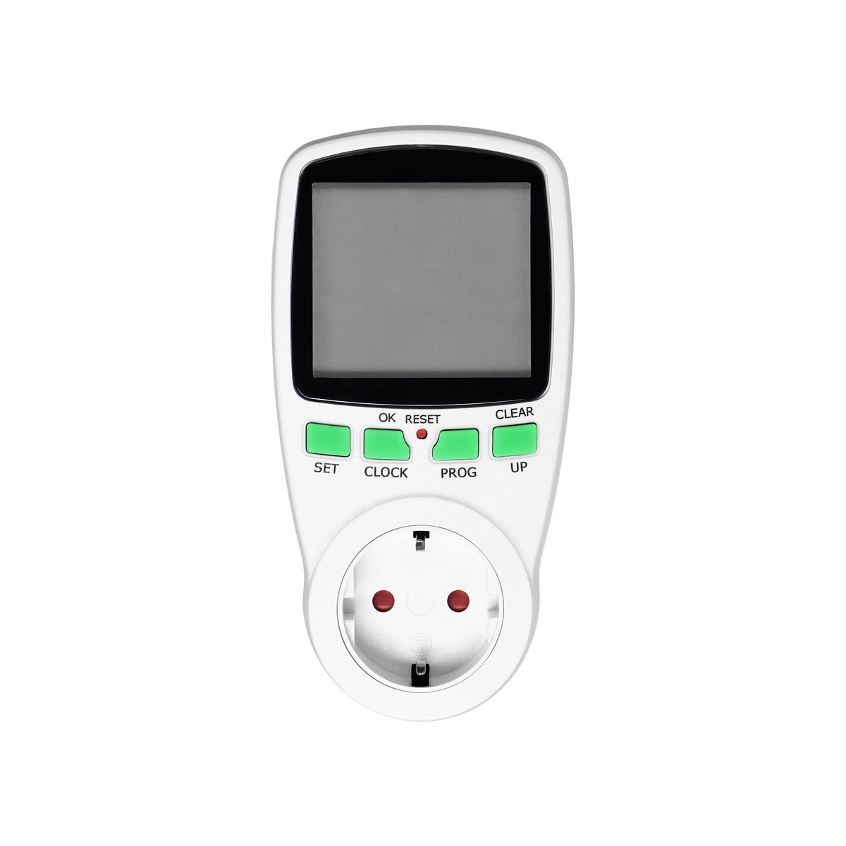 Digitale Zeitschaltuhr mit LCD-Display und Schuko-Steckdose, 16 Programme, 230V~, 3680W, IP20, Eingebauter Akku
