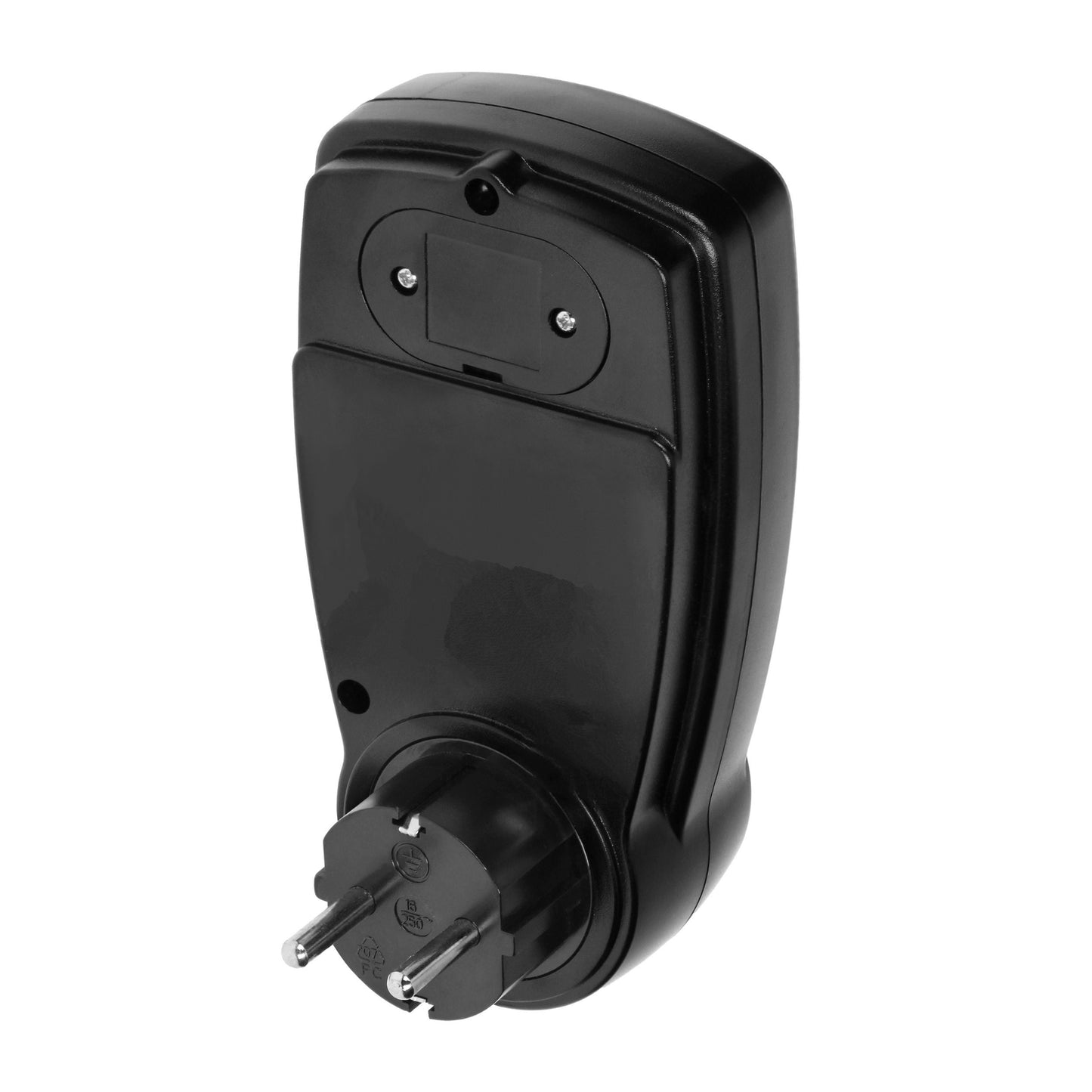 Zweitarif-Leistungsmesser mit LCD-Display, Max. Belastung 3680W, Weiß/Schwarz