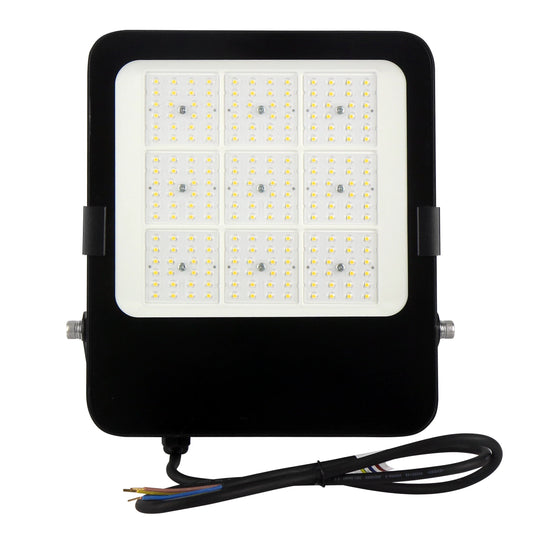 100 Watt LED-Fluter, Industrie-LED-Fluter  (4000K, 14000lm, IP66) für Produktion, Parkplätze & Co.