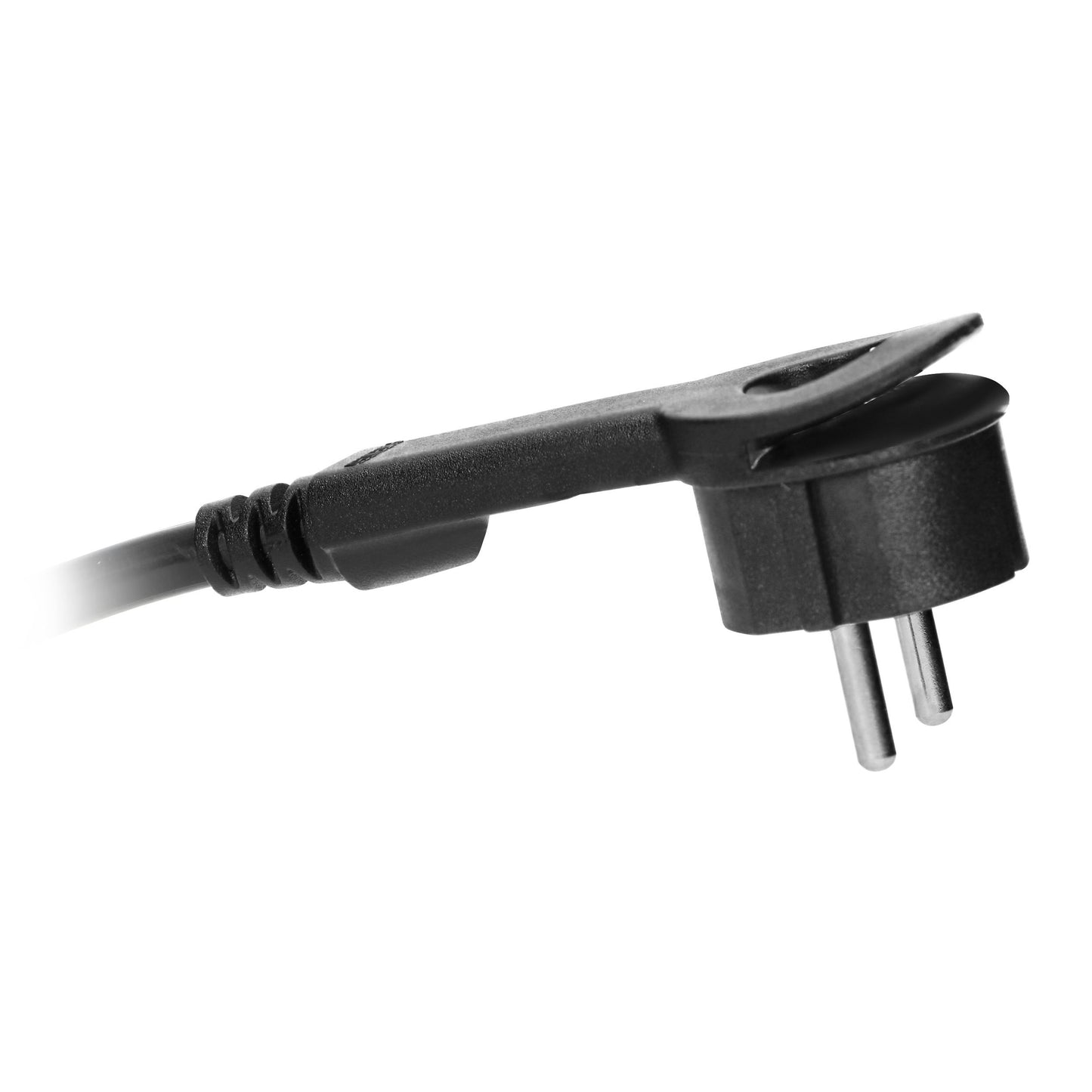 Trano Ecksteckdose 3-Fach mit 2 USB Anschlüssen, 45° Montage, Edelstahl Inox, 3680W 16A, Kabel 1,5m, Küche & Büro