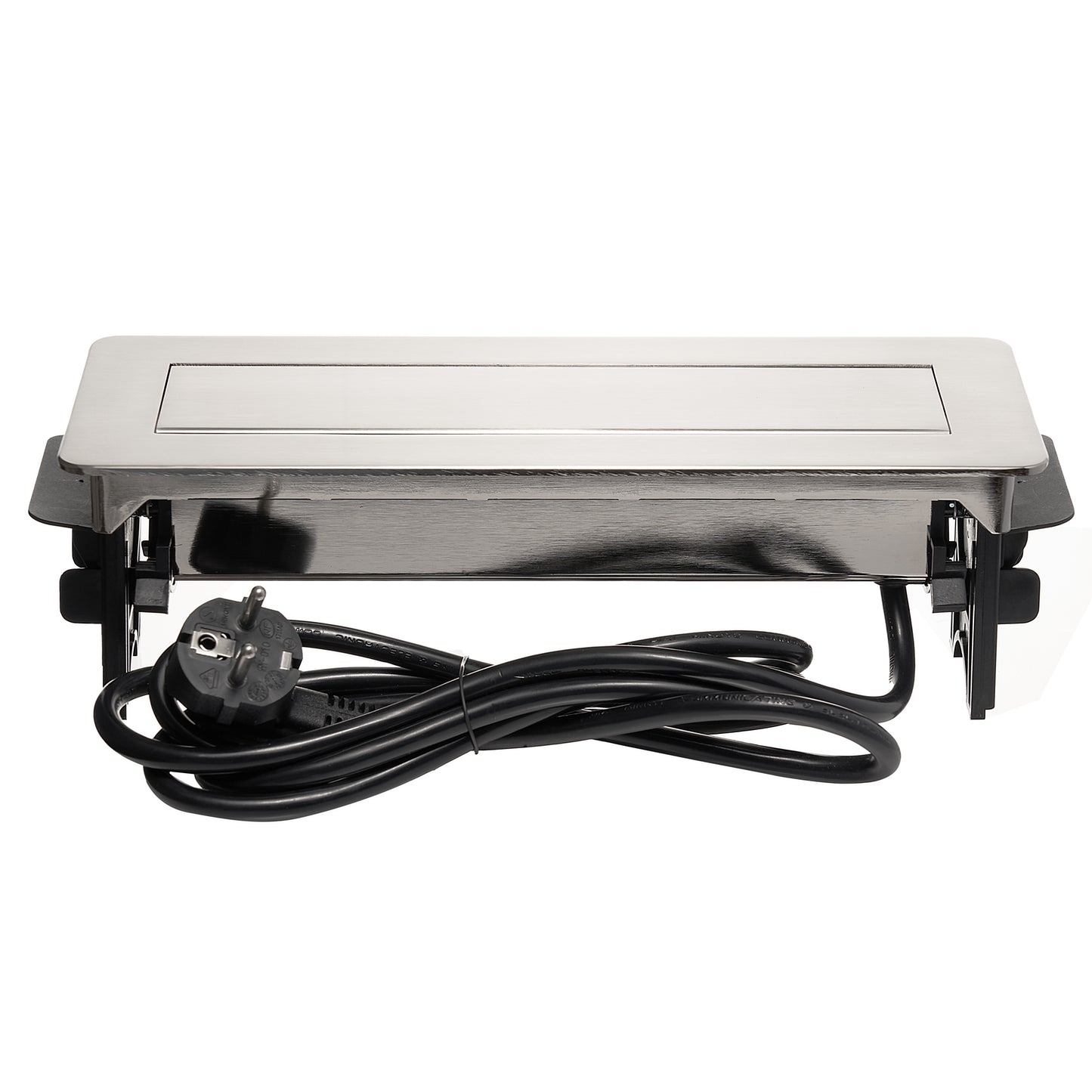 Möbel-Steckdose 3-fach 2x USB Mehrfachsteckdose Küche 2m Kabel Steckdosenleiste