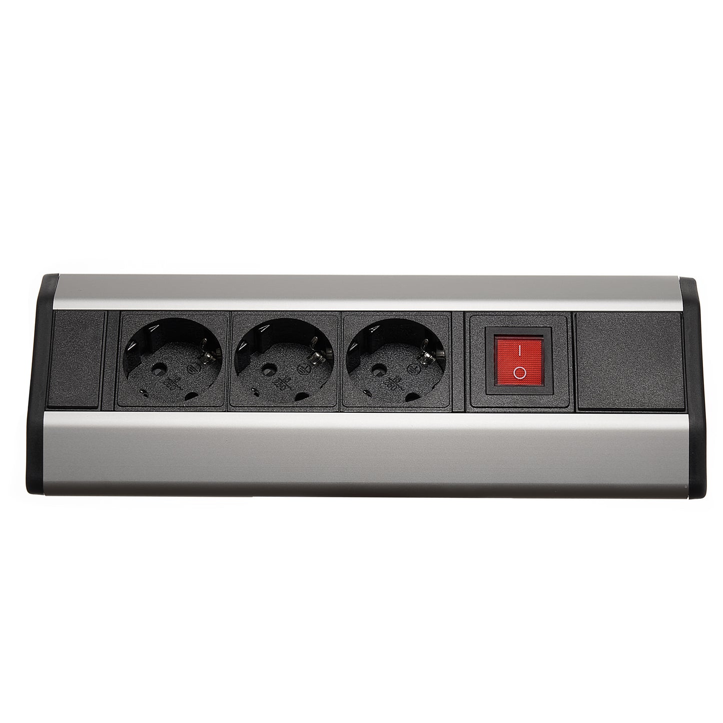 Möbel-Steckdose Schalter Mehrfachsteckdose Küche Büro Steckdosenleiste 2m Kabel