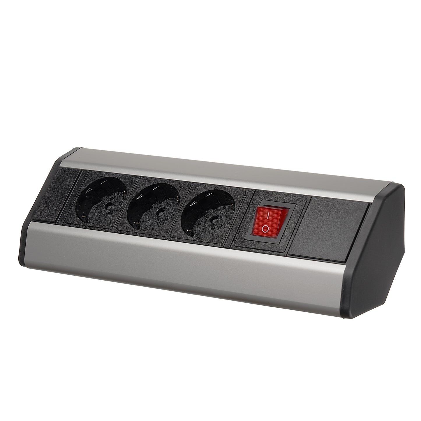 Möbel-Steckdose Schalter Mehrfachsteckdose Küche Büro Steckdosenleiste 2m Kabel