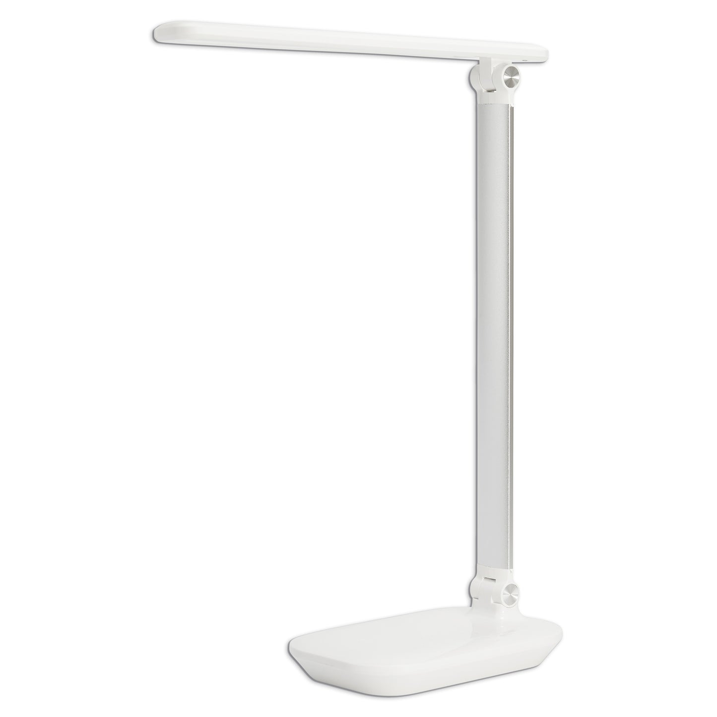 LED Schreibtischlampe dimmbar mit USB Anschluss schwenkbar 3 Lichtfarben weiß